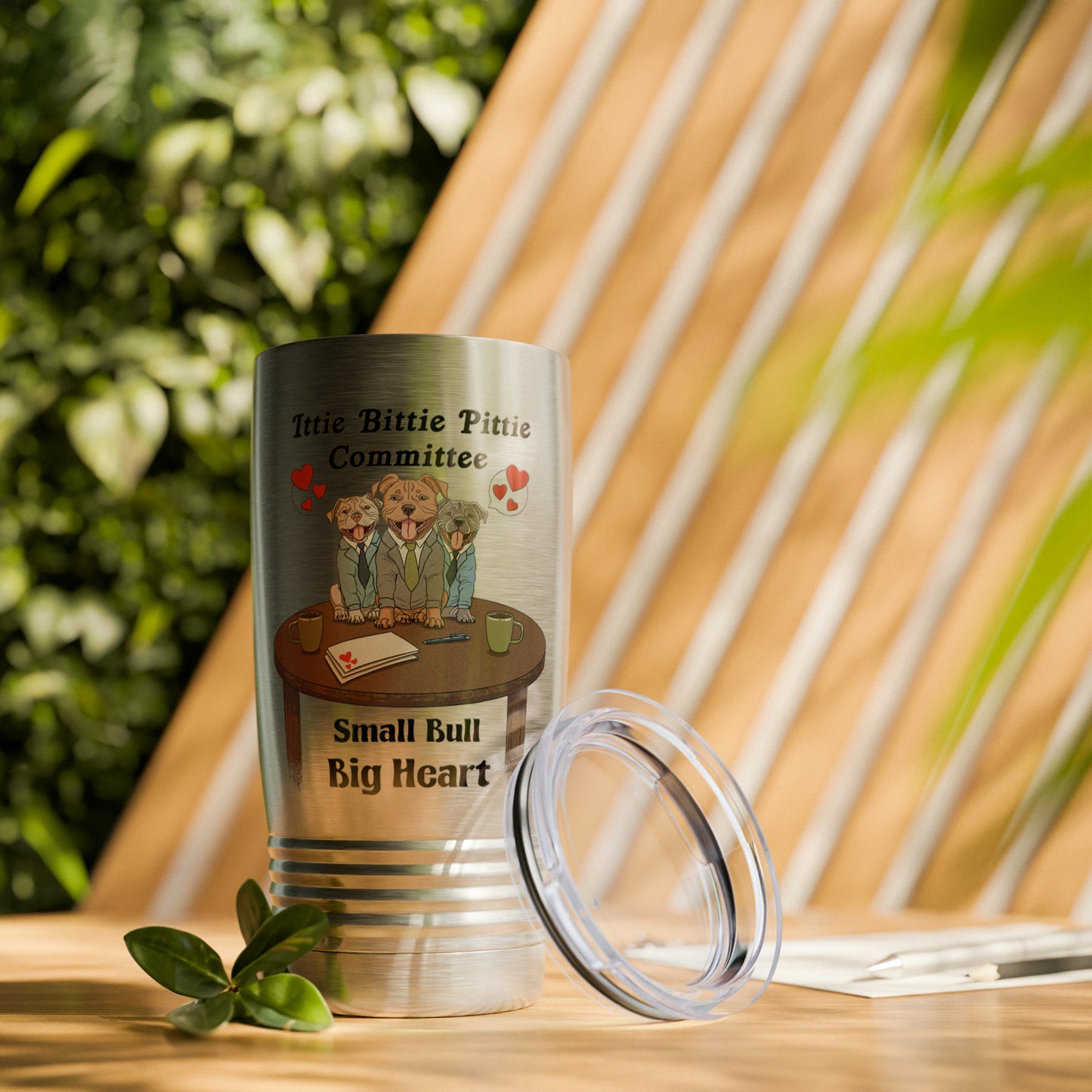 Ittie Bittie Pittie Committee Ringneck Tumbler, 20oz