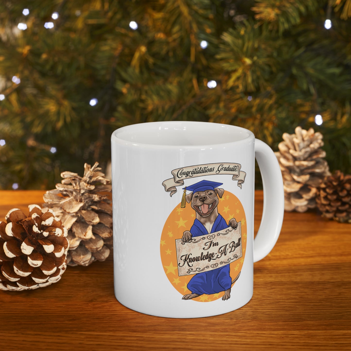 Knowledge-A-Bull Ceramic Mug 11oz