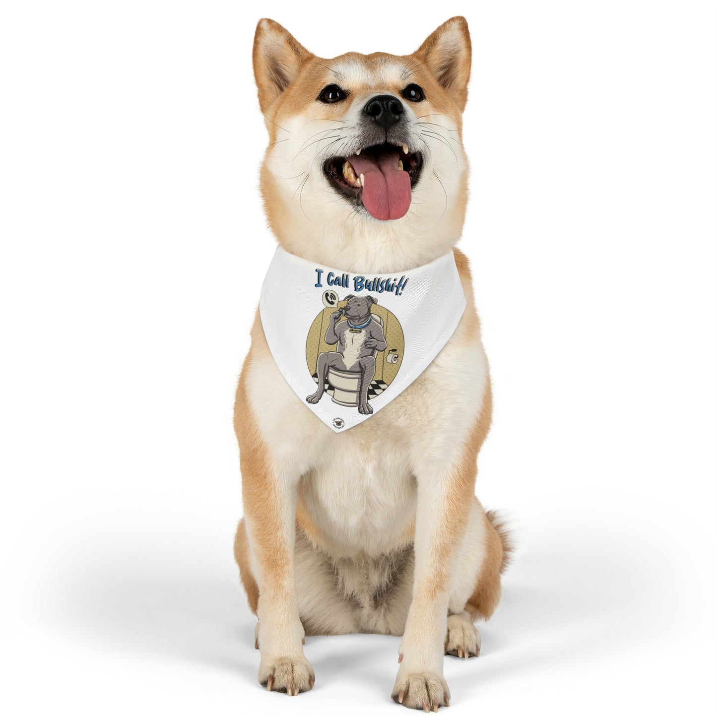 Bullshit Pet Bandana Collar