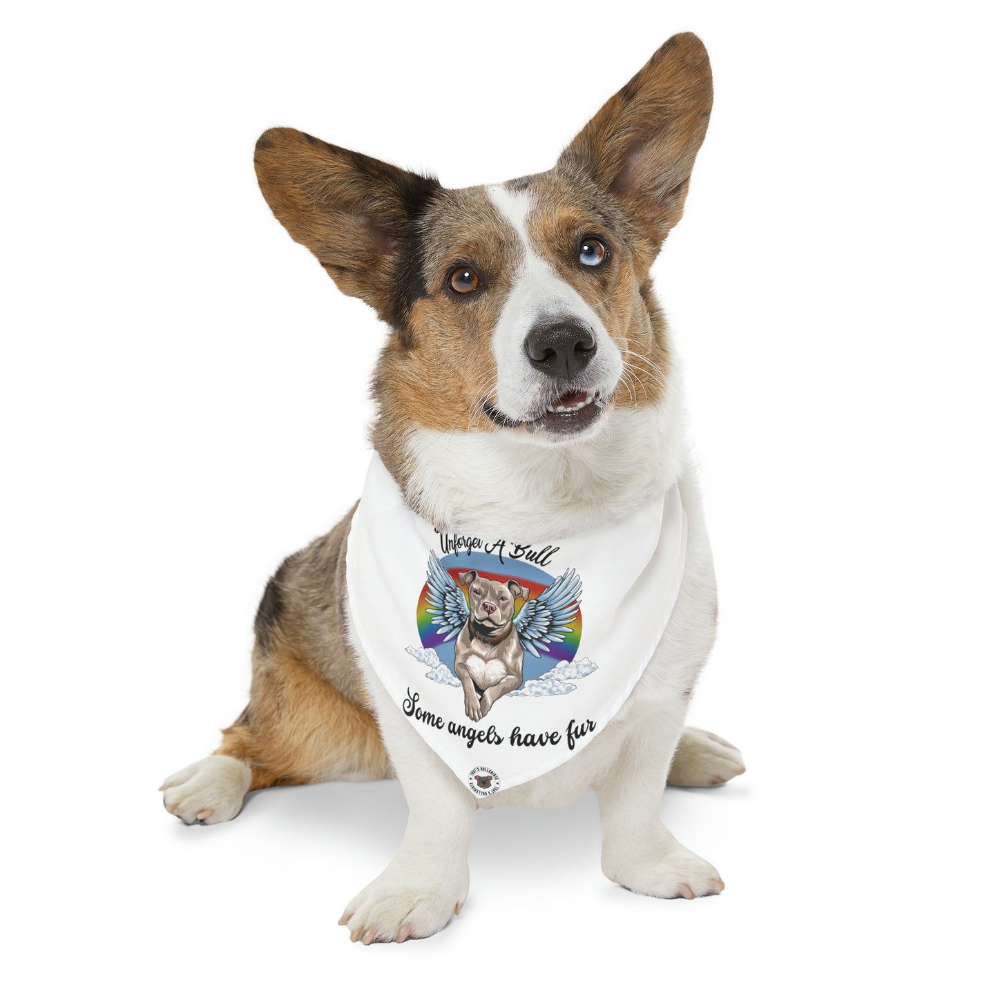 Unforget-A-Bull Pet Bandana Collar