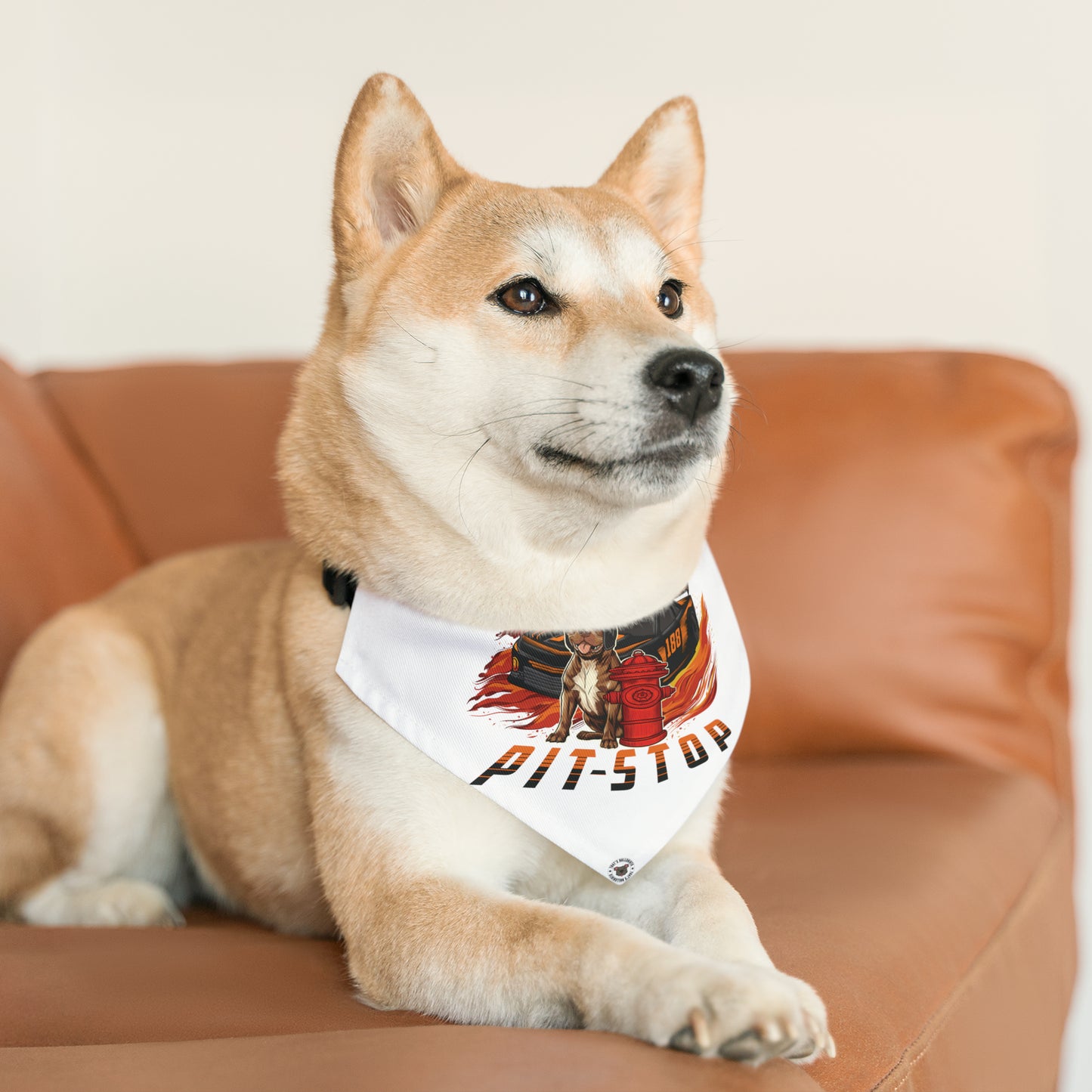 Pit Stop Pet Bandana Collar