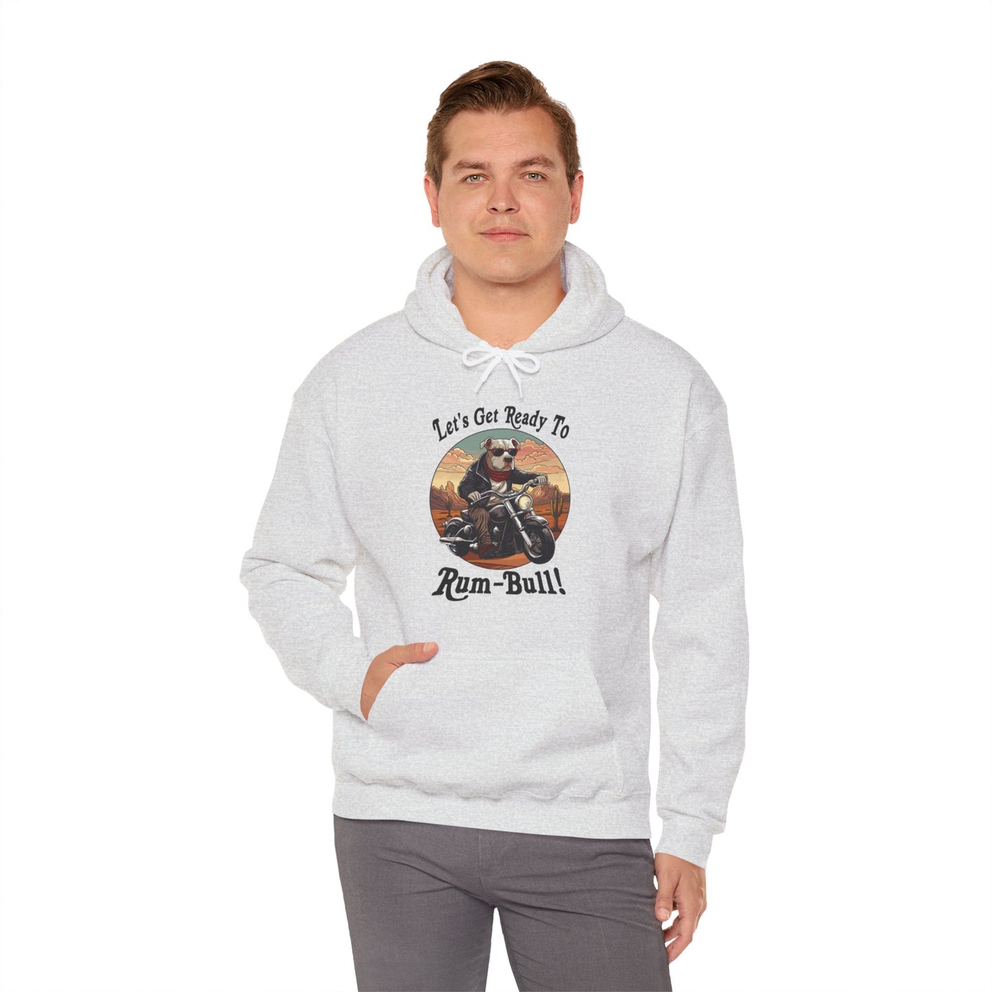 Ready To Rum-Bull Unisex Heavy Blend™ Hooded Sweatshirt