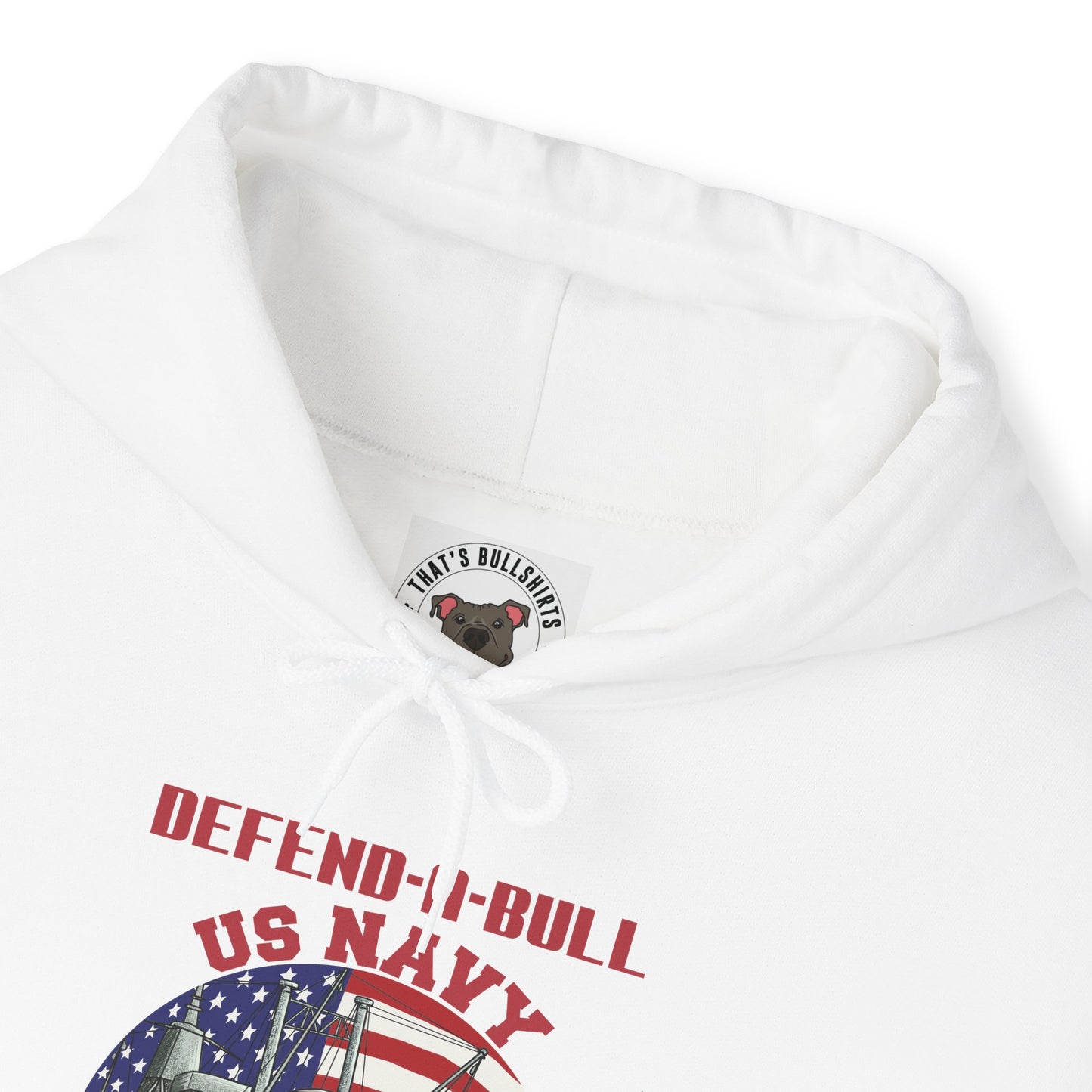 Defend-A-Bull US Navy Unisex Heavy Blend™ Hooded Sweatshirt