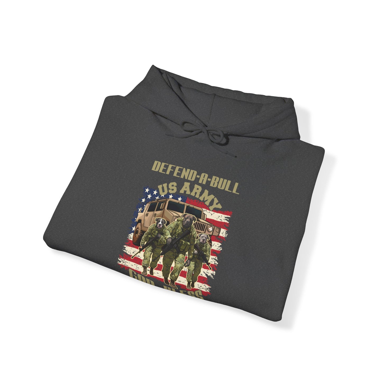 Defend-A-Bull ARMY Unisex Heavy Blend™ Hooded Sweatshirt