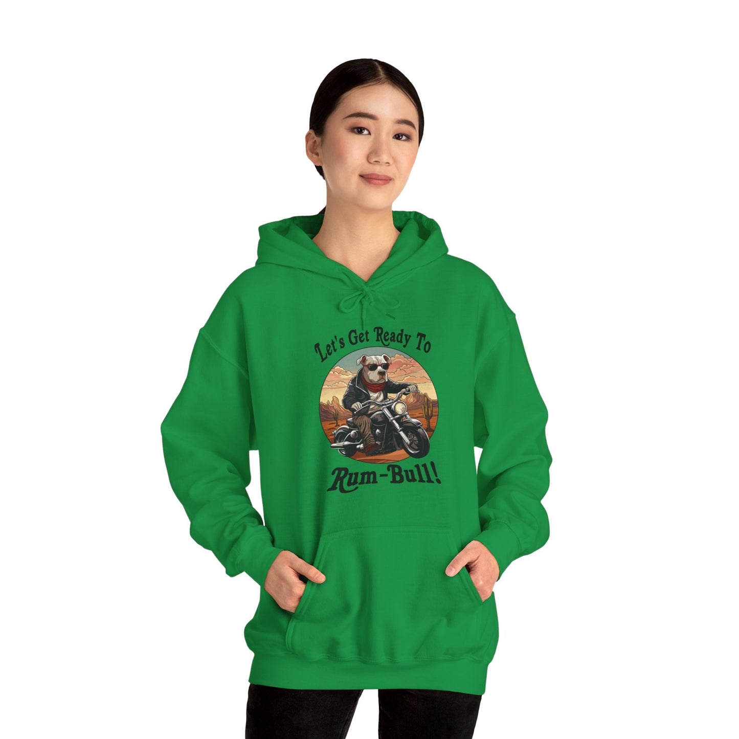 Ready To Rum-Bull Unisex Heavy Blend™ Hooded Sweatshirt