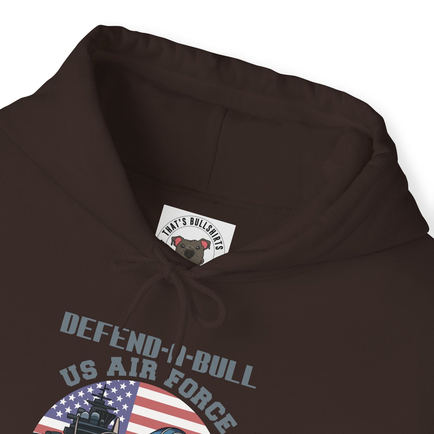 Defend-A-Bull Air Force Unisex Heavy Blend™ Hooded Sweatshirt