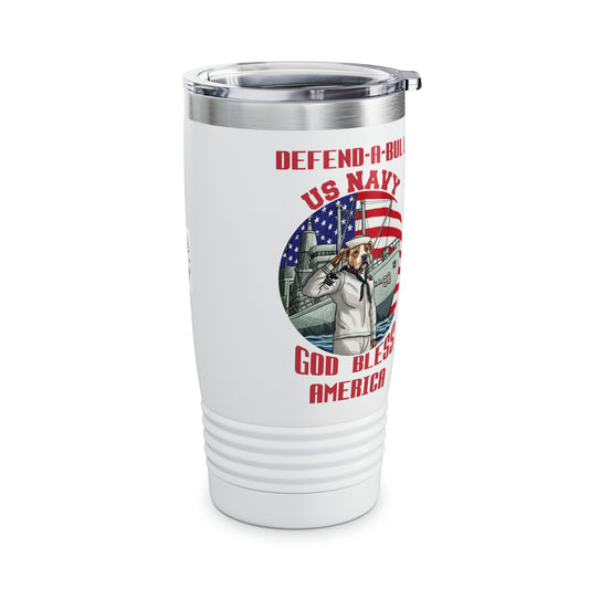 Defend-A-Bull US Navy Ringneck Tumbler, 20oz