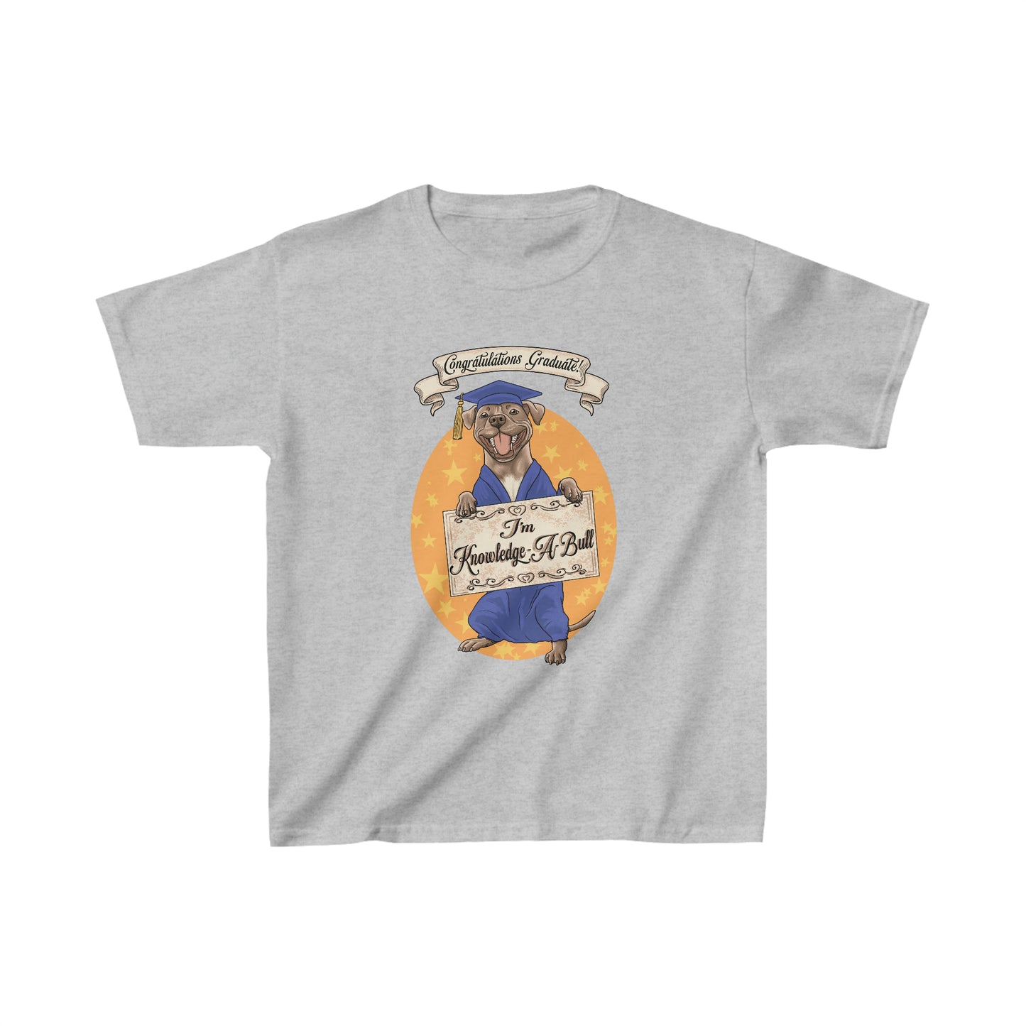 Knowledge-A-Bull Kids Heavy Cotton™ Tee