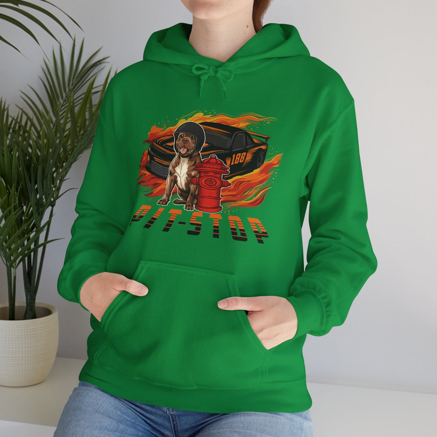 Pit Stop Unisex Heavy Blend™ Hooded Sweatshirt