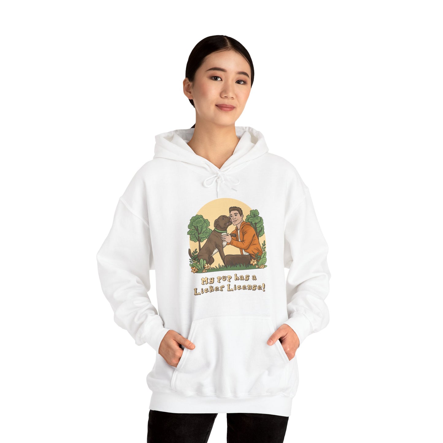 Licker License Unisex Heavy Blend™ Hooded Sweatshirt