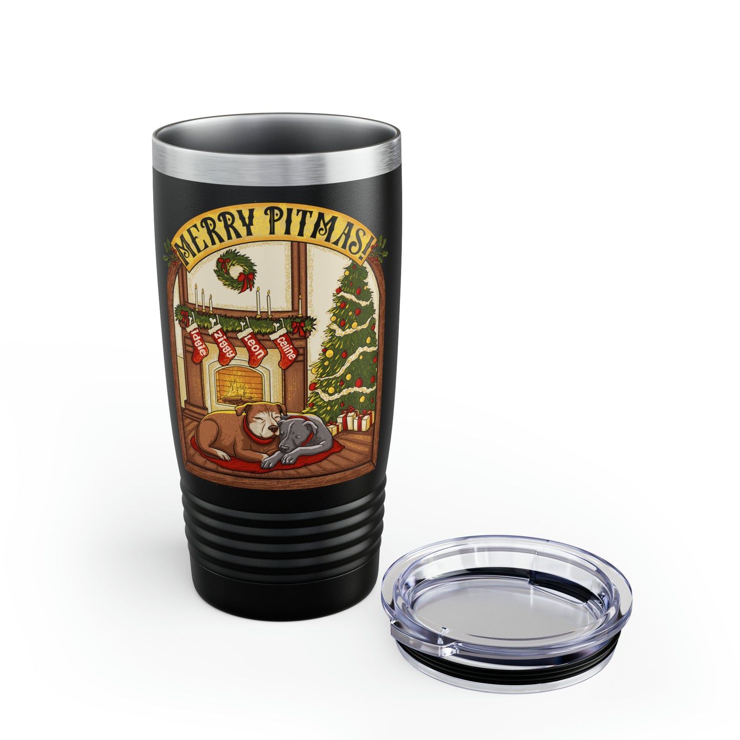 Merry Pitmas Ringneck Tumbler, 20oz