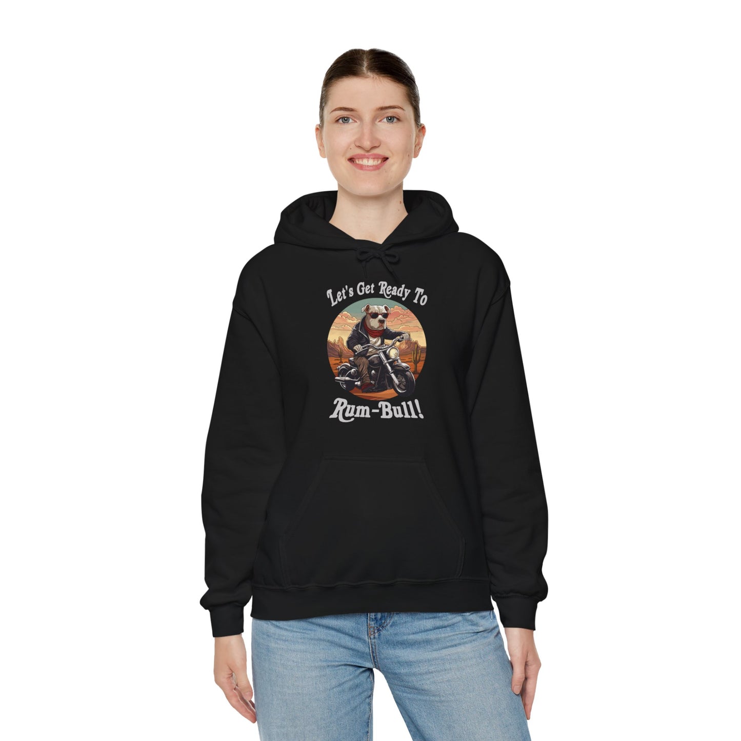 Ready To Rum-Bull Unisex Heavy Blend™ Hooded Sweatshirt