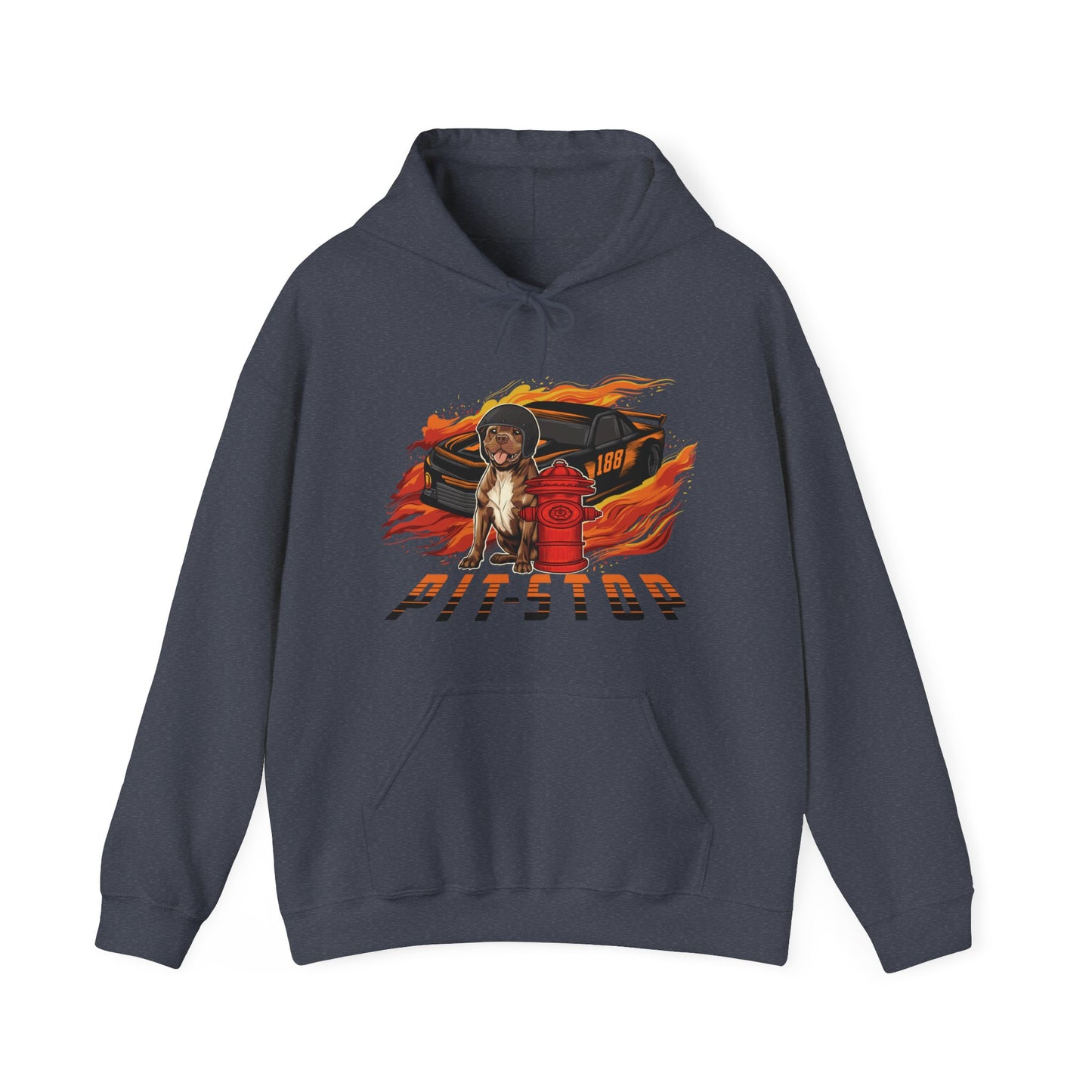 Pit Stop Unisex Heavy Blend™ Hooded Sweatshirt