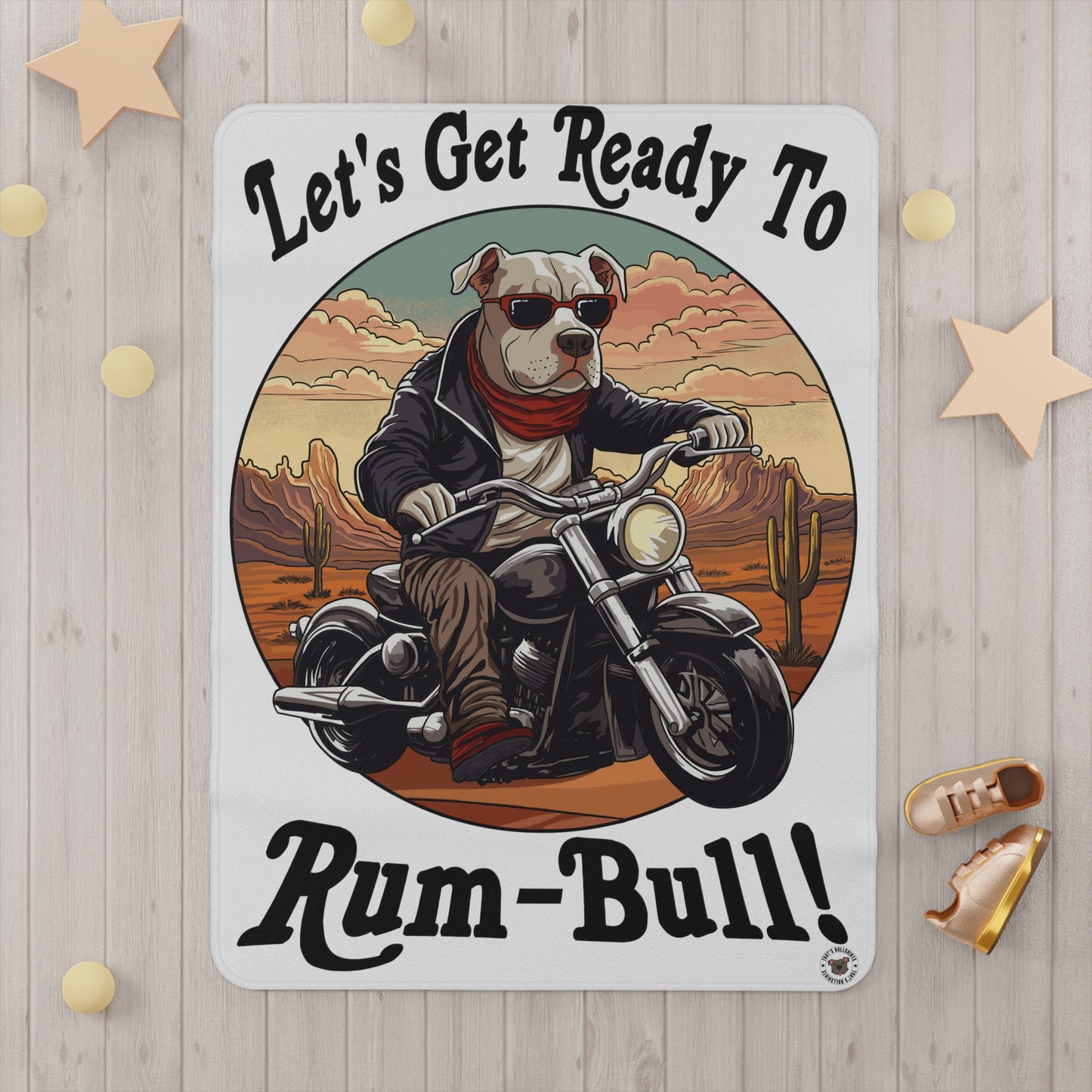 Rum-Bull Toddler Blanket