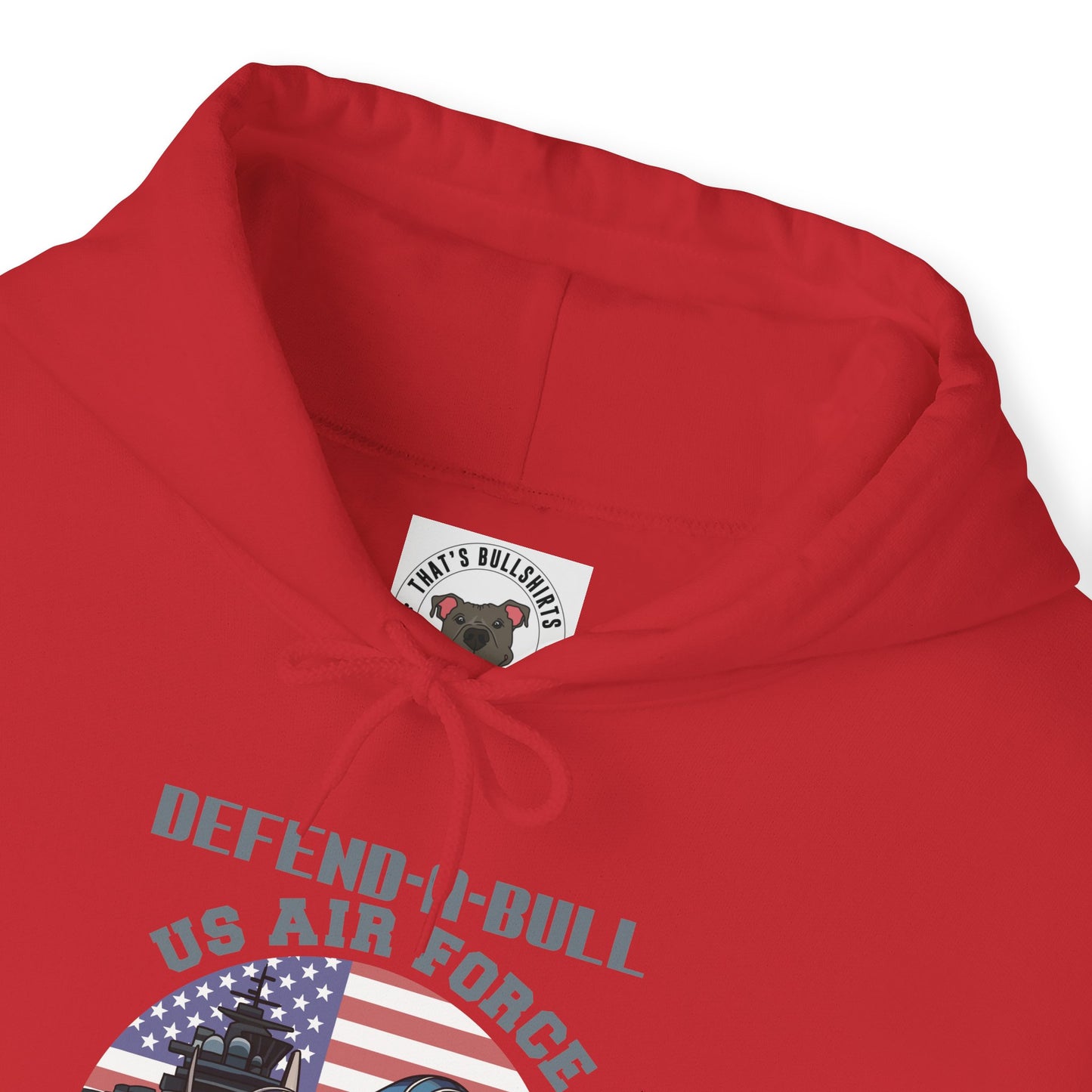 Defend-A-Bull Air Force Unisex Heavy Blend™ Hooded Sweatshirt