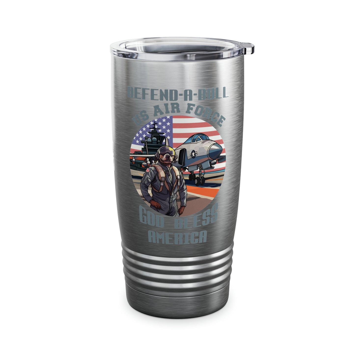 Defend-A-Bull Air Force Ringneck Tumbler, 20oz