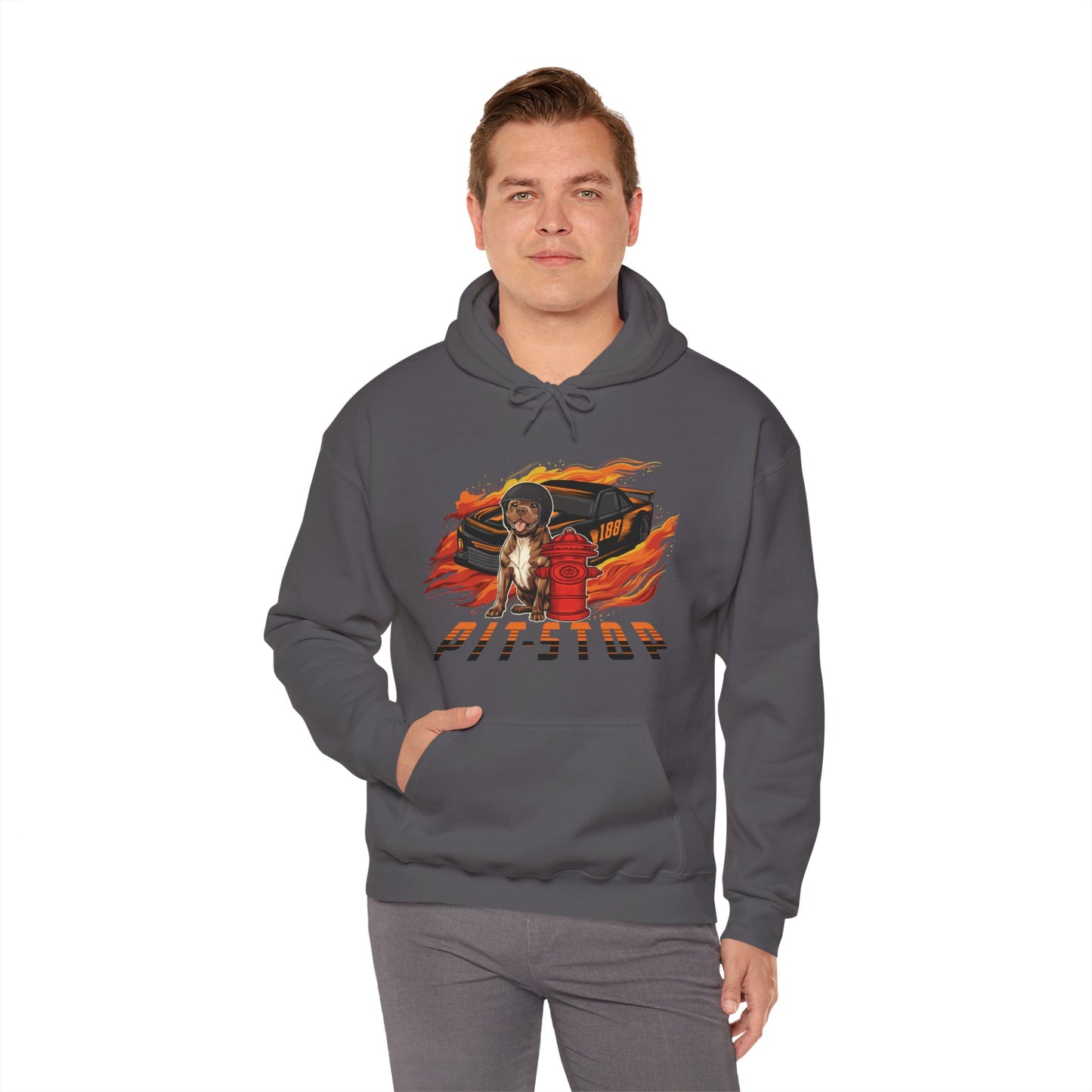 Pit Stop Unisex Heavy Blend™ Hooded Sweatshirt