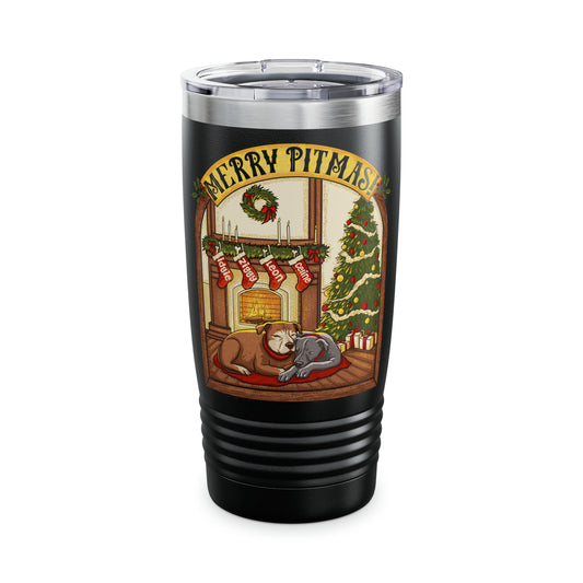 Merry Pitmas Ringneck Tumbler, 20oz