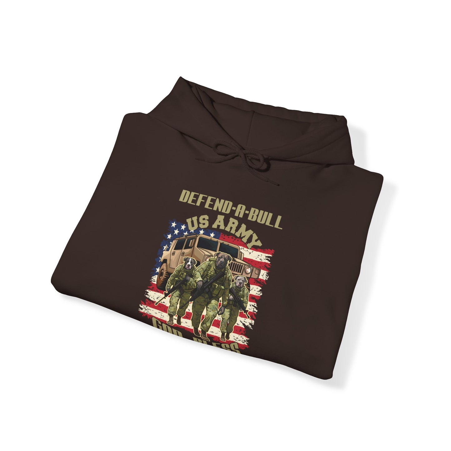 Defend-A-Bull ARMY Unisex Heavy Blend™ Hooded Sweatshirt