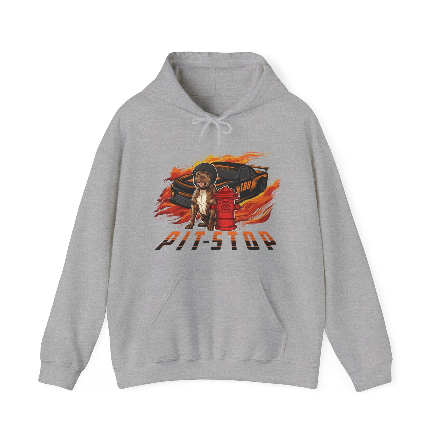 Pit Stop Unisex Heavy Blend™ Hooded Sweatshirt