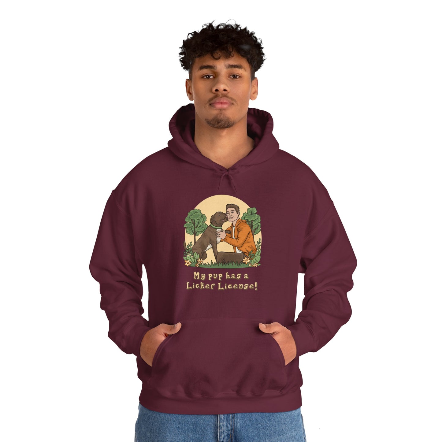 Licker License Unisex Heavy Blend™ Hooded Sweatshirt