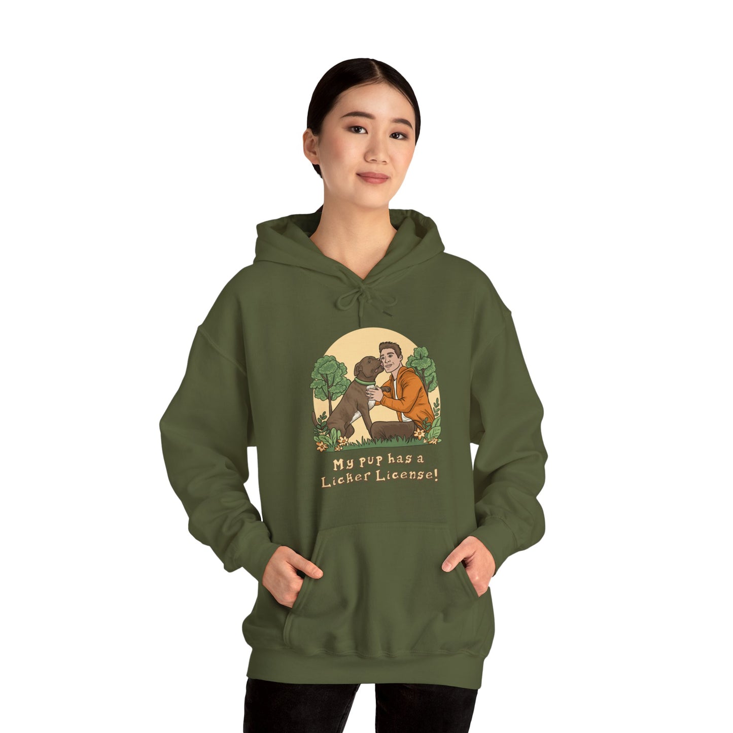 Licker License Unisex Heavy Blend™ Hooded Sweatshirt