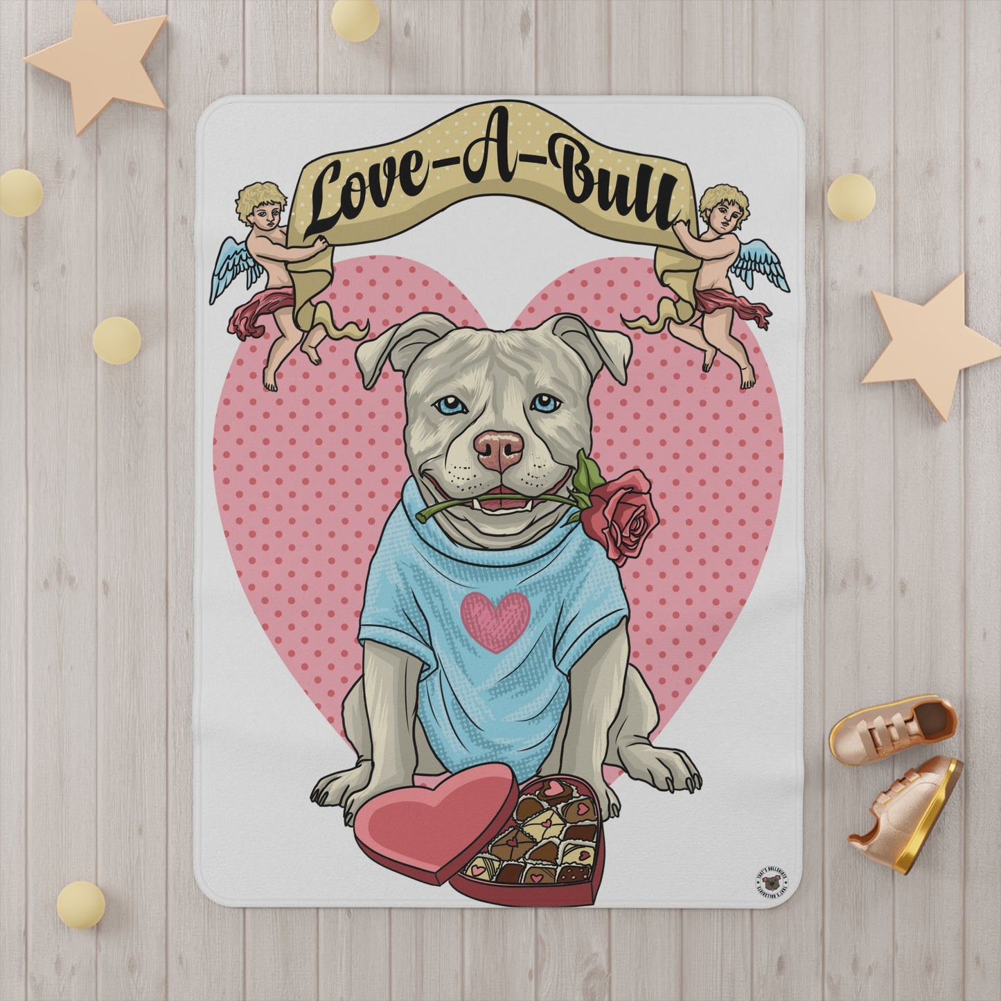 Love-A-Bull Toddler Blanket