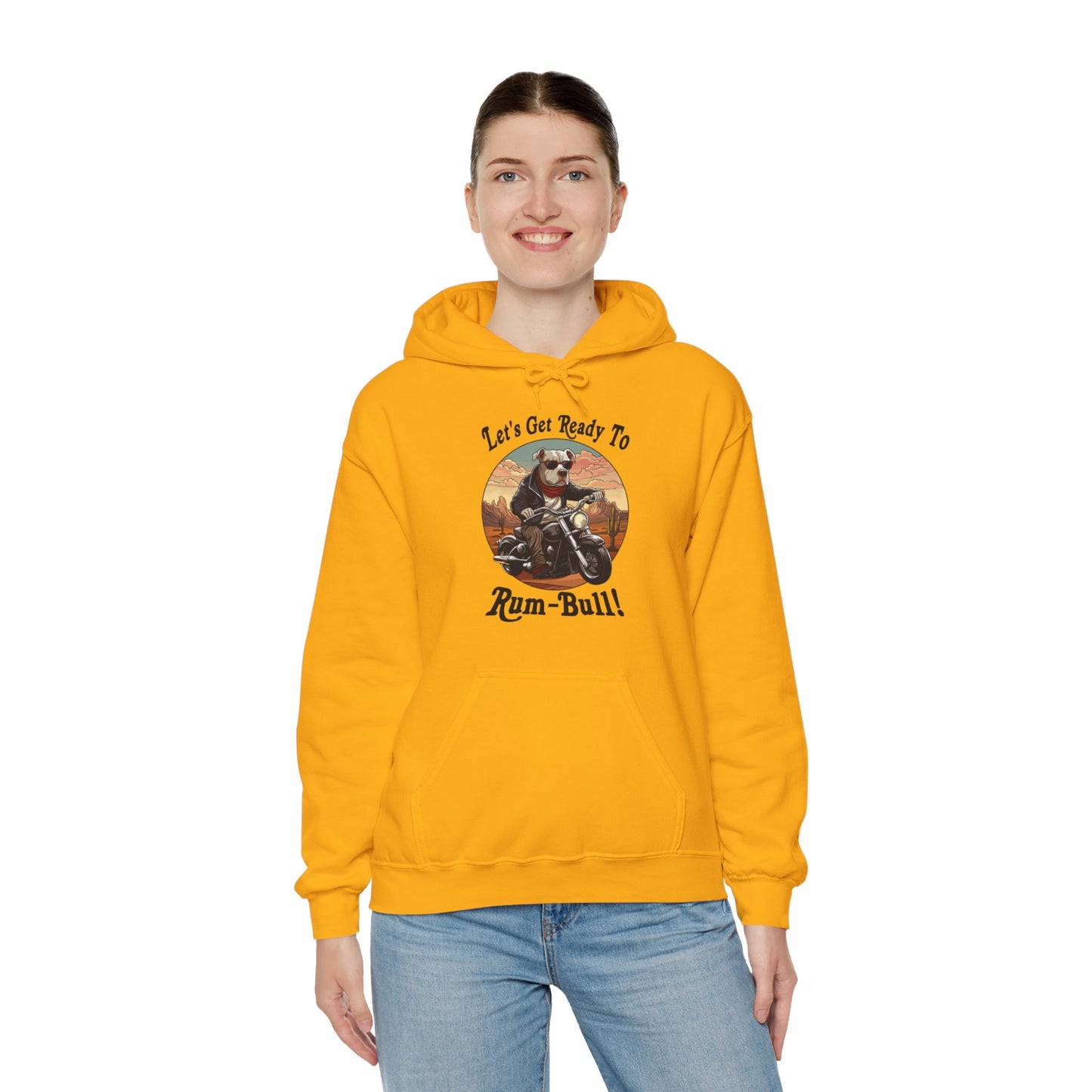 Ready To Rum-Bull Unisex Heavy Blend™ Hooded Sweatshirt