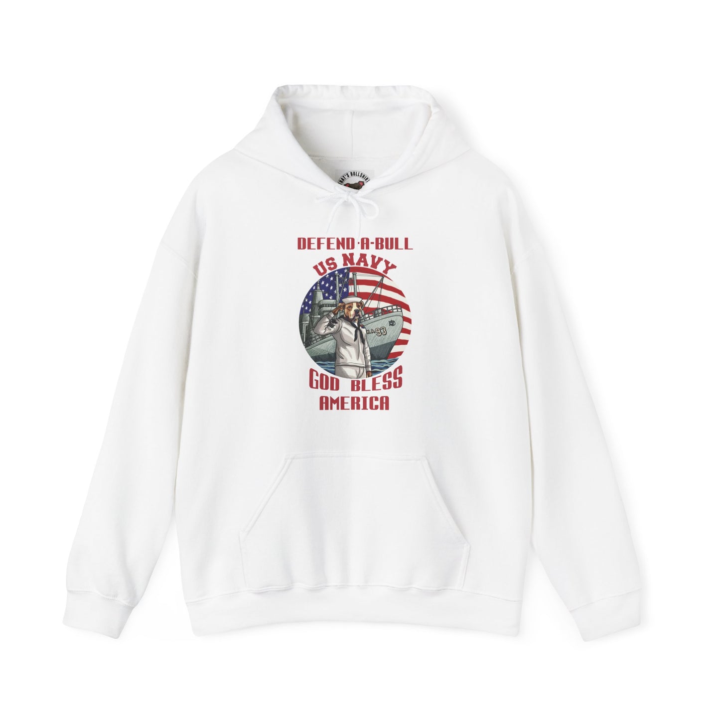 Defend-A-Bull US Navy Unisex Heavy Blend™ Hooded Sweatshirt