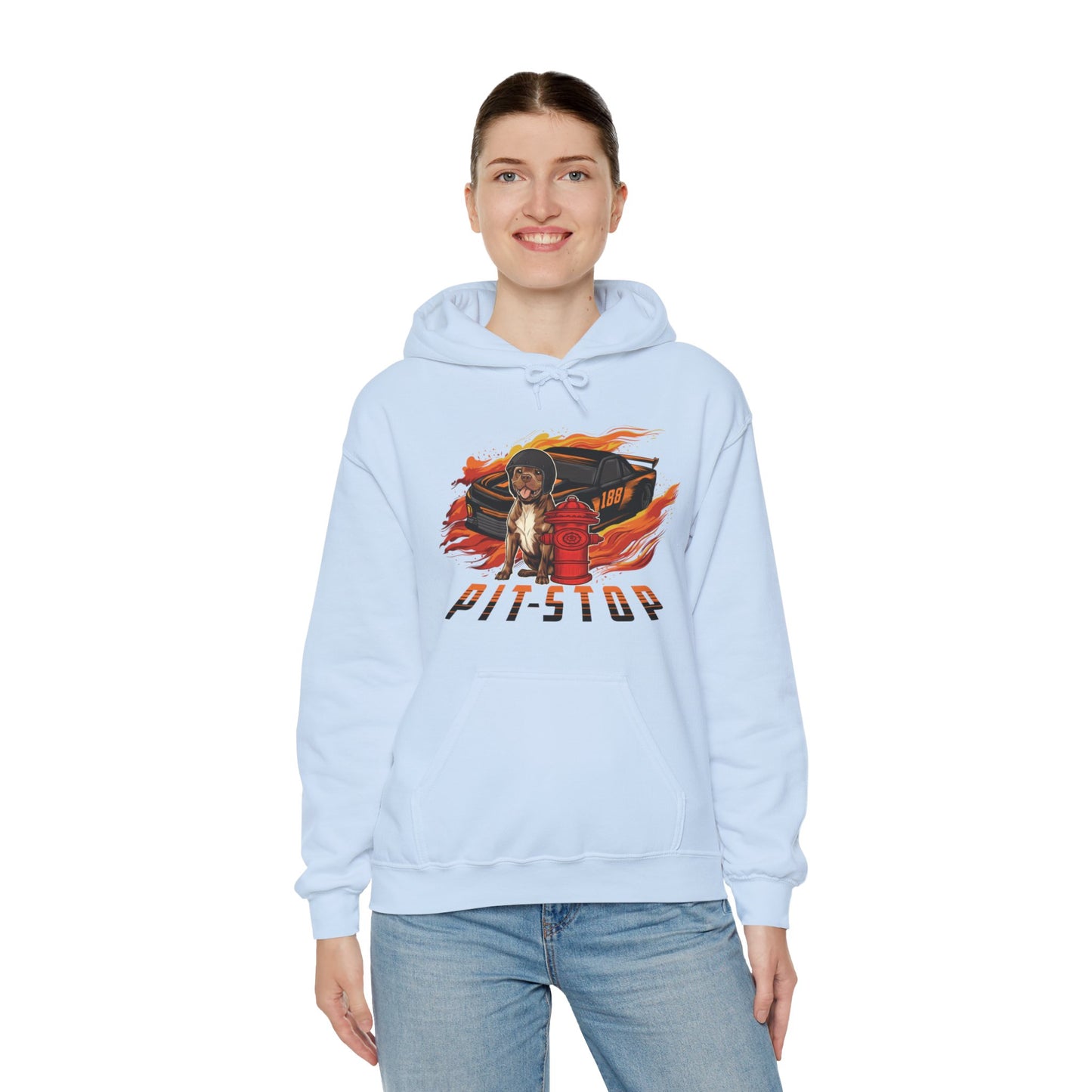 Pit Stop Unisex Heavy Blend™ Hooded Sweatshirt