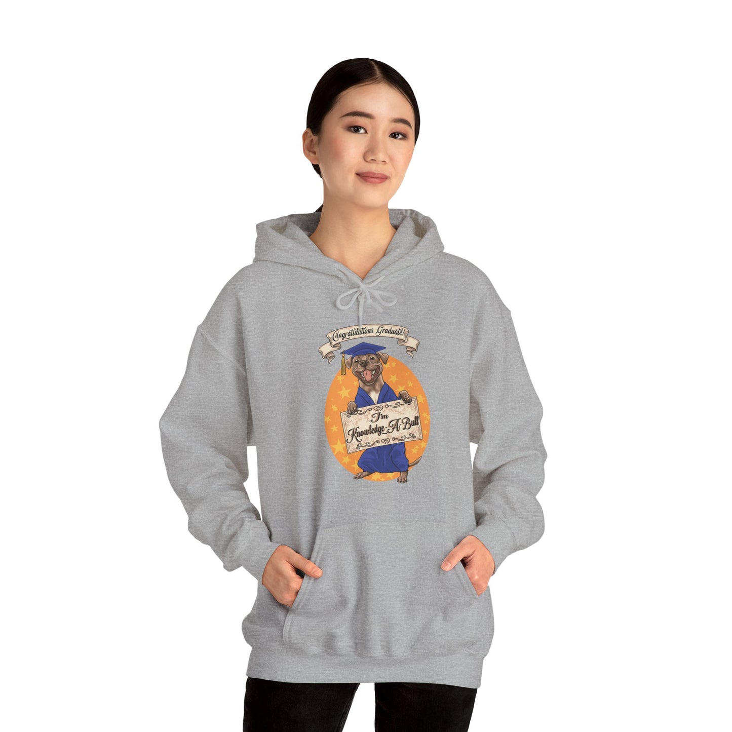 Knowledge-A-Bull Unisex Heavy Blend™ Hooded Sweatshirt