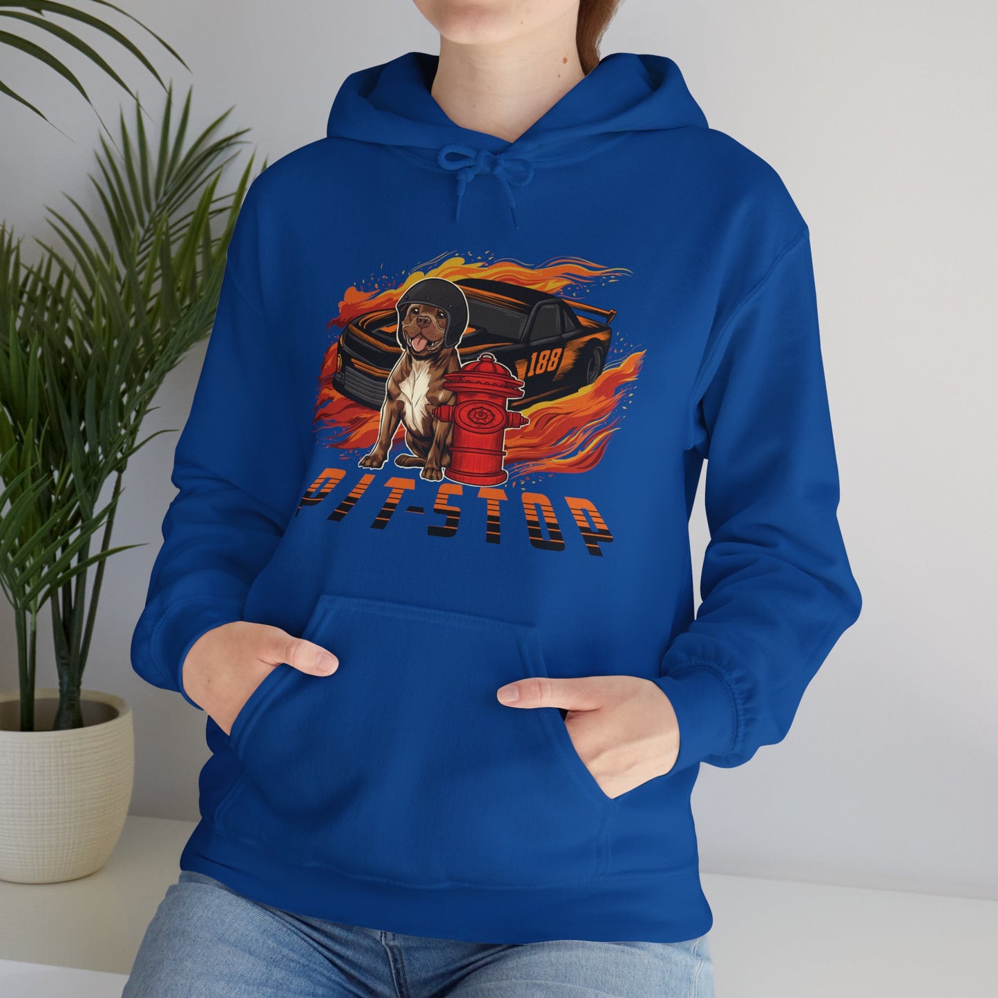 Pit Stop Unisex Heavy Blend™ Hooded Sweatshirt