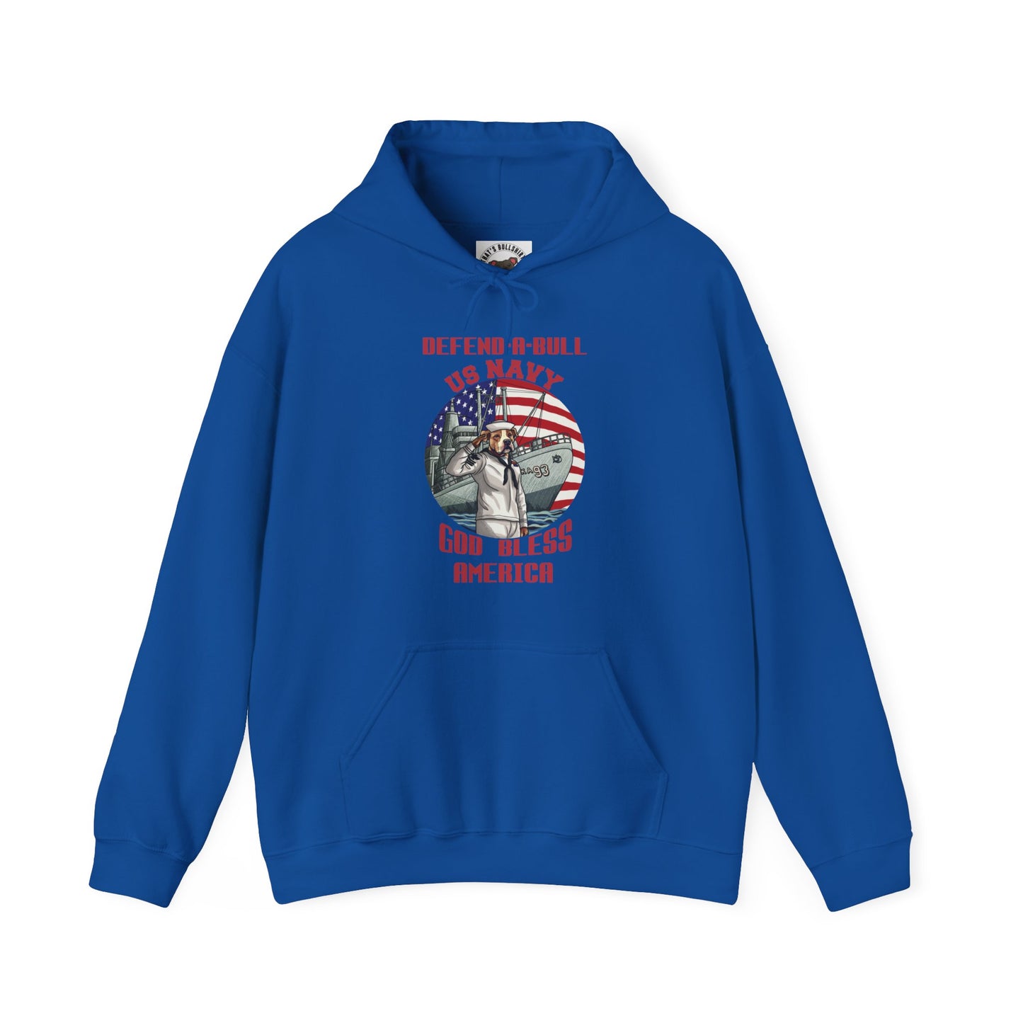 Defend-A-Bull US Navy Unisex Heavy Blend™ Hooded Sweatshirt