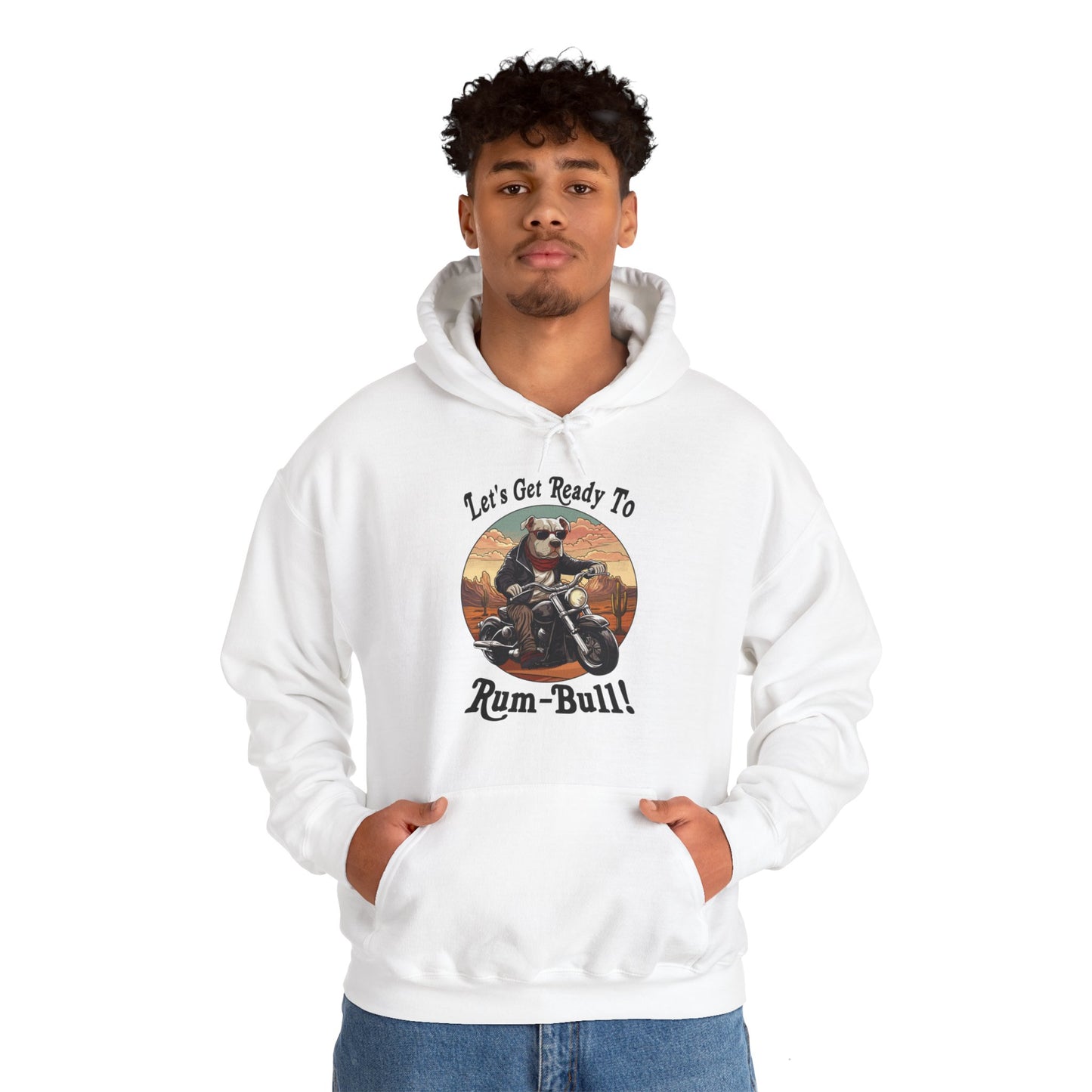 Ready To Rum-Bull Unisex Heavy Blend™ Hooded Sweatshirt