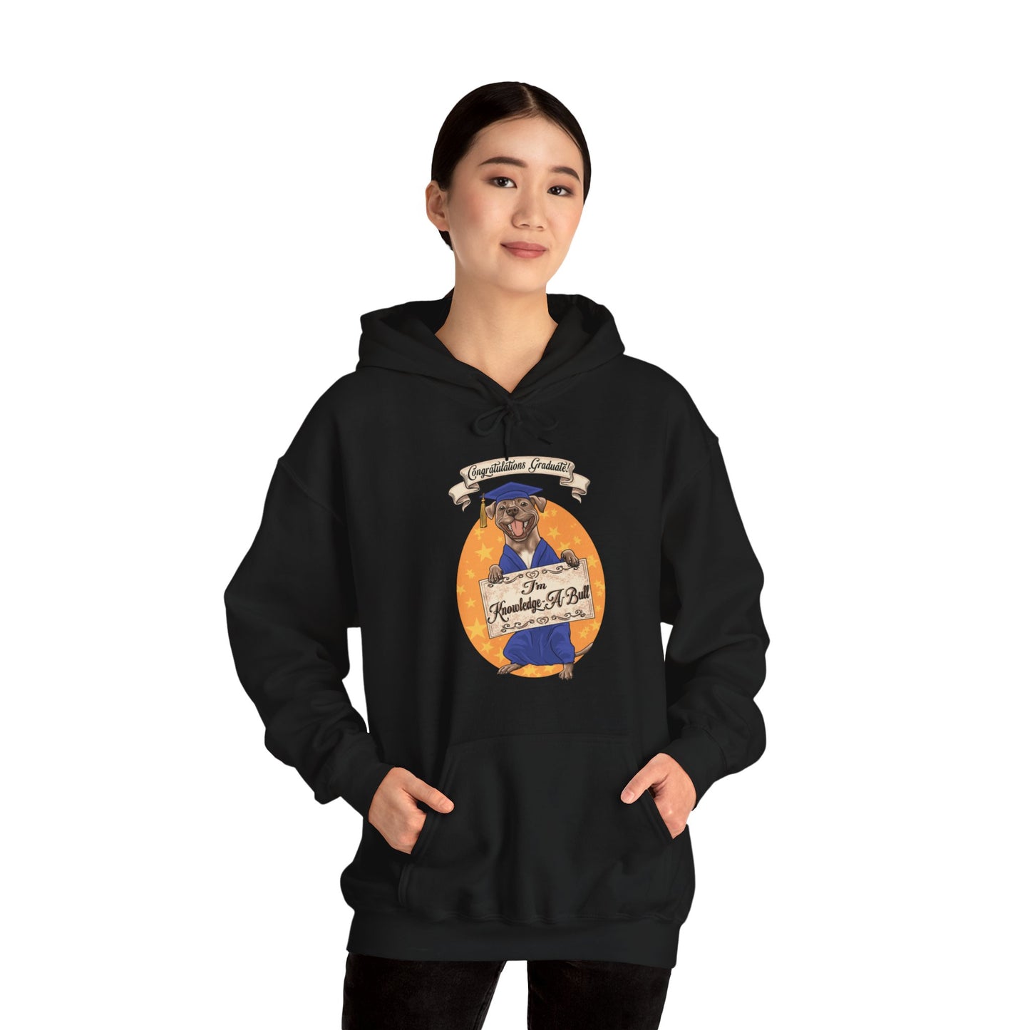 Knowledge-A-Bull Unisex Heavy Blend™ Hooded Sweatshirt