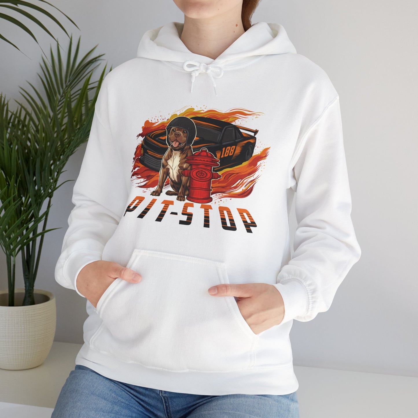 Pit Stop Unisex Heavy Blend™ Hooded Sweatshirt