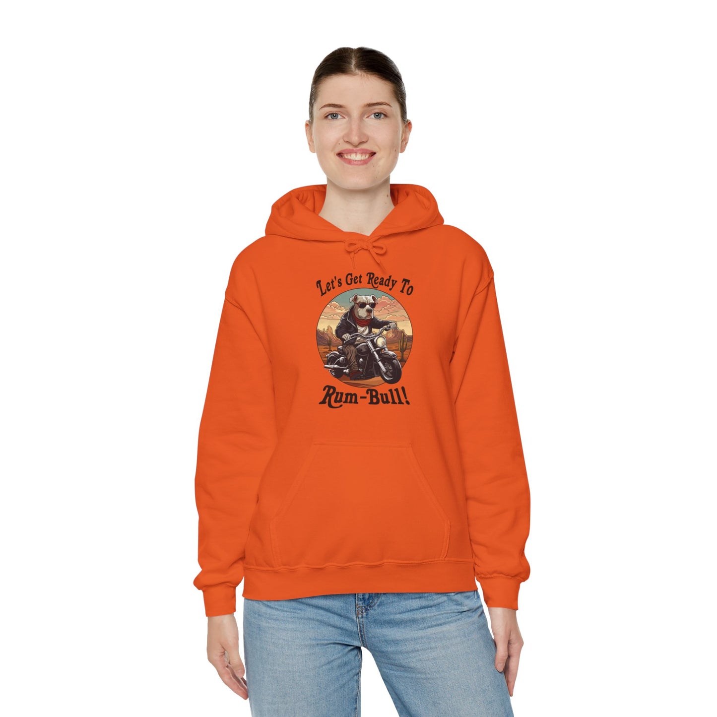 Ready To Rum-Bull Unisex Heavy Blend™ Hooded Sweatshirt