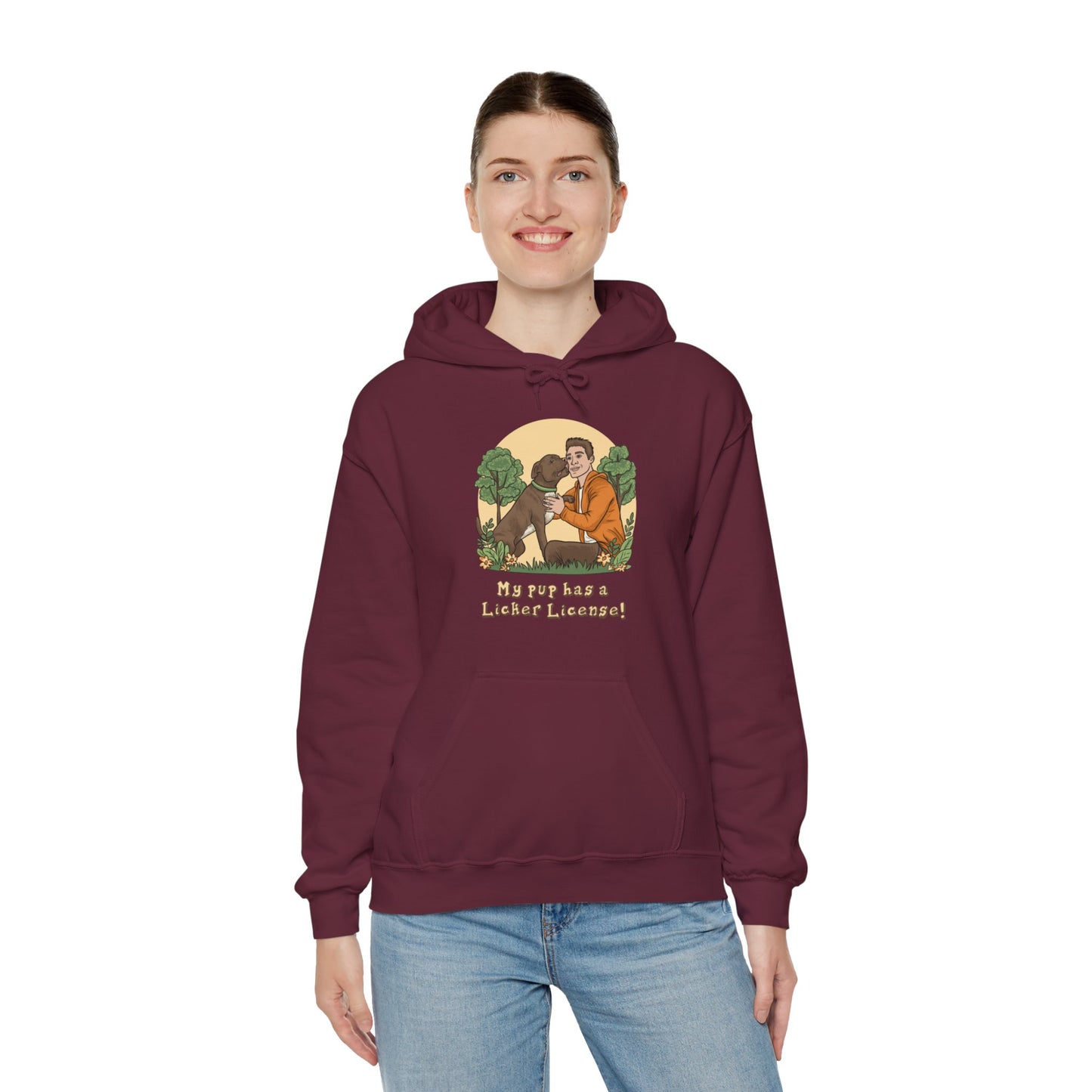 Licker License Unisex Heavy Blend™ Hooded Sweatshirt