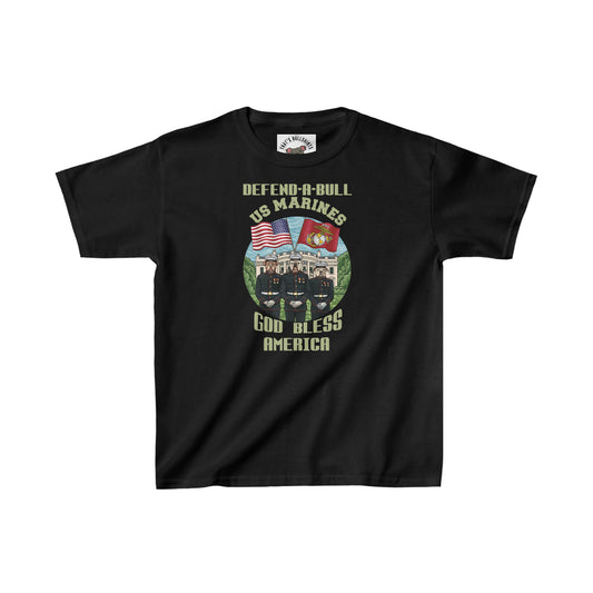 Defend-A-Bull US Marines Kids Heavy Cotton™ Tee