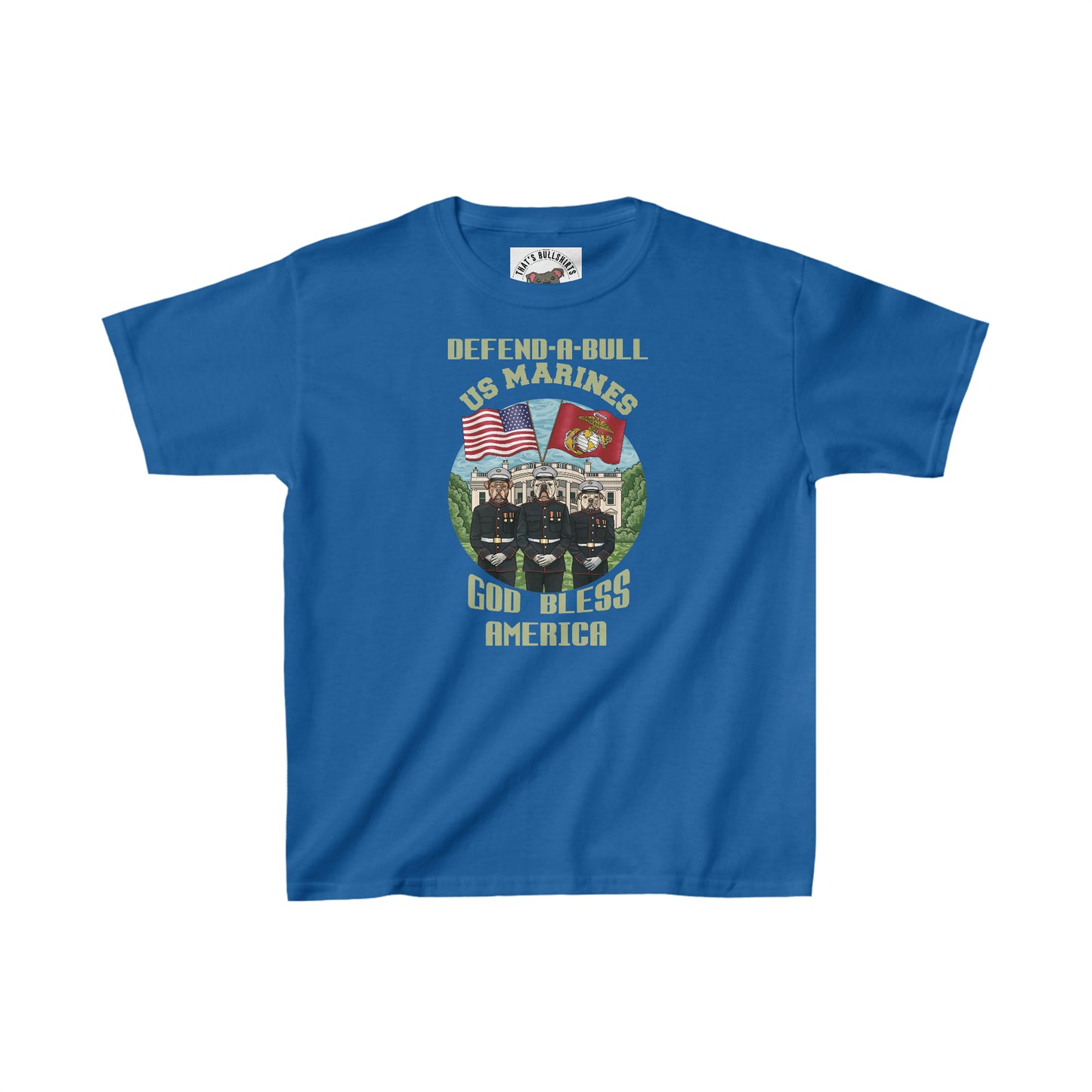 Defend-A-Bull US Marines Kids Heavy Cotton™ Tee