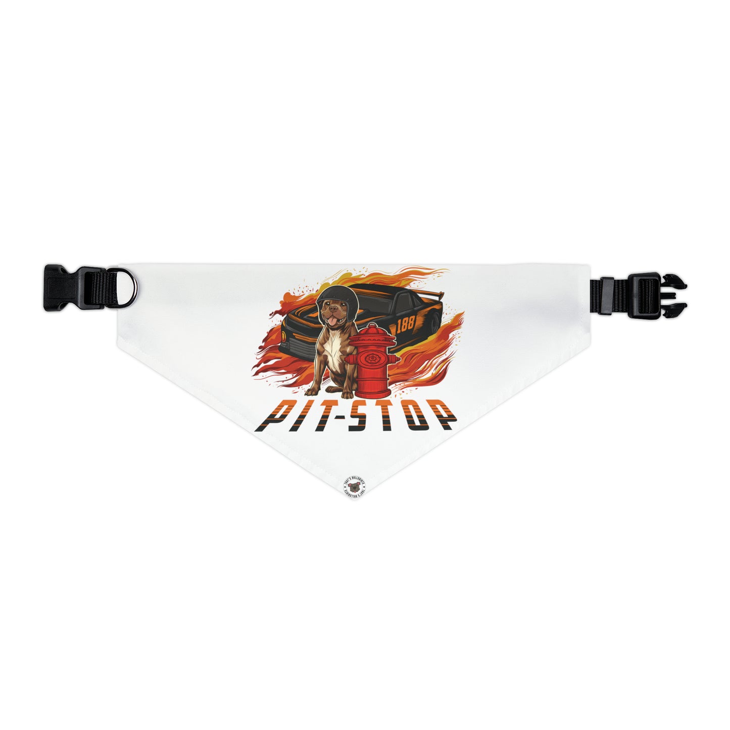 Pit Stop Pet Bandana Collar