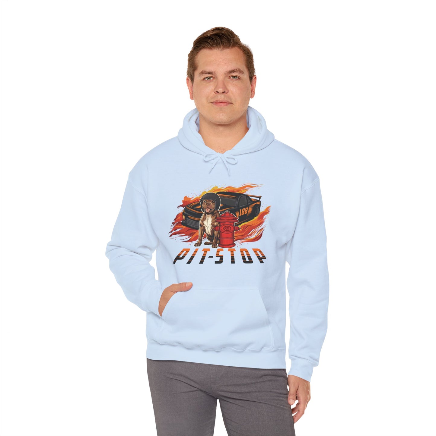 Pit Stop Unisex Heavy Blend™ Hooded Sweatshirt