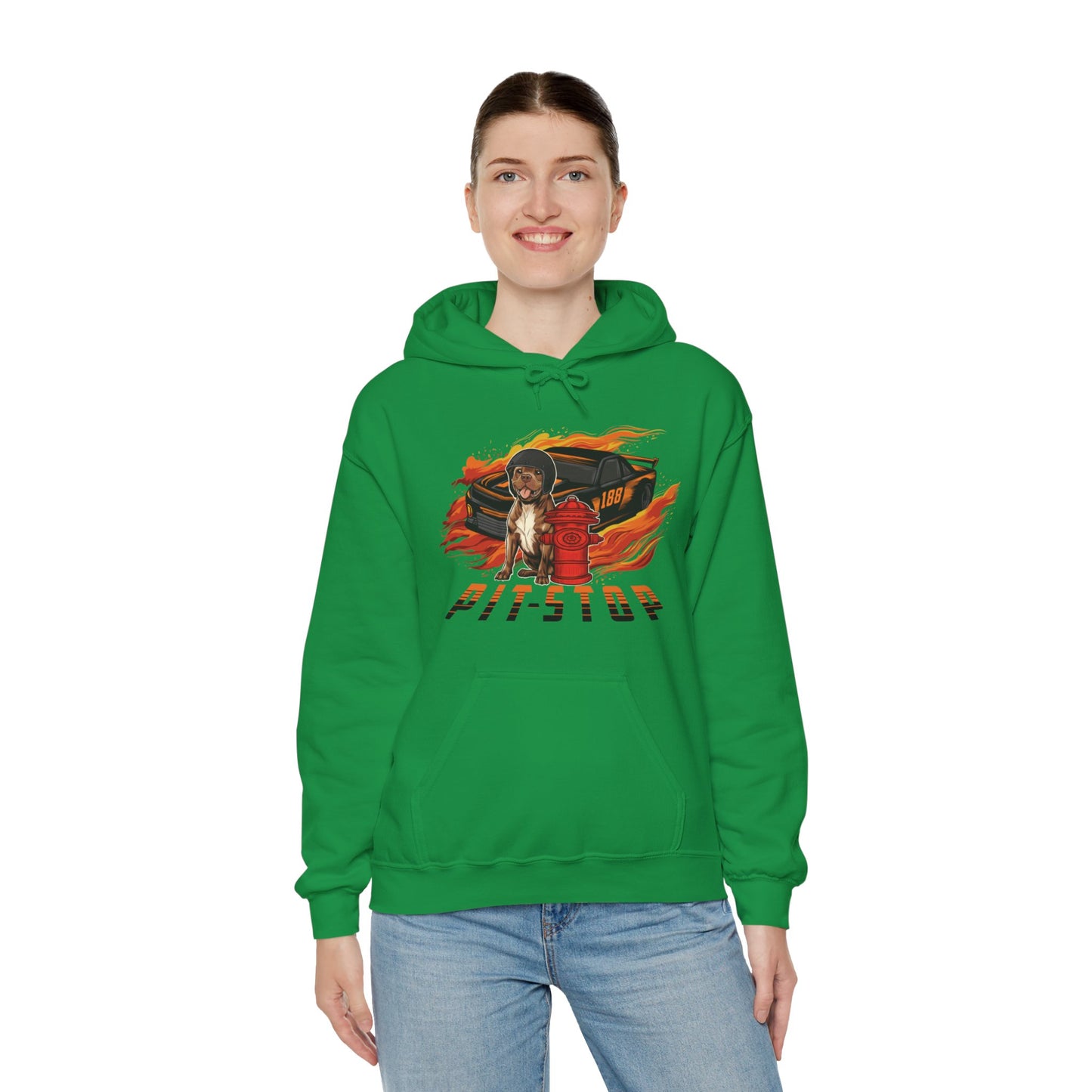 Pit Stop Unisex Heavy Blend™ Hooded Sweatshirt