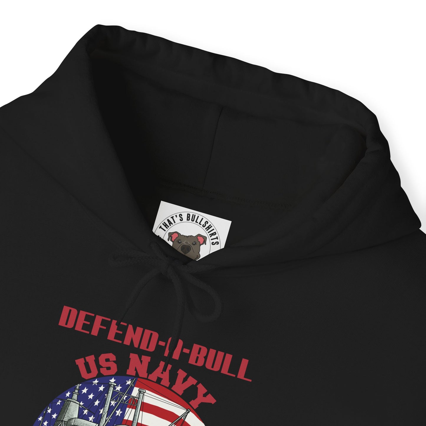 Defend-A-Bull US Navy Unisex Heavy Blend™ Hooded Sweatshirt