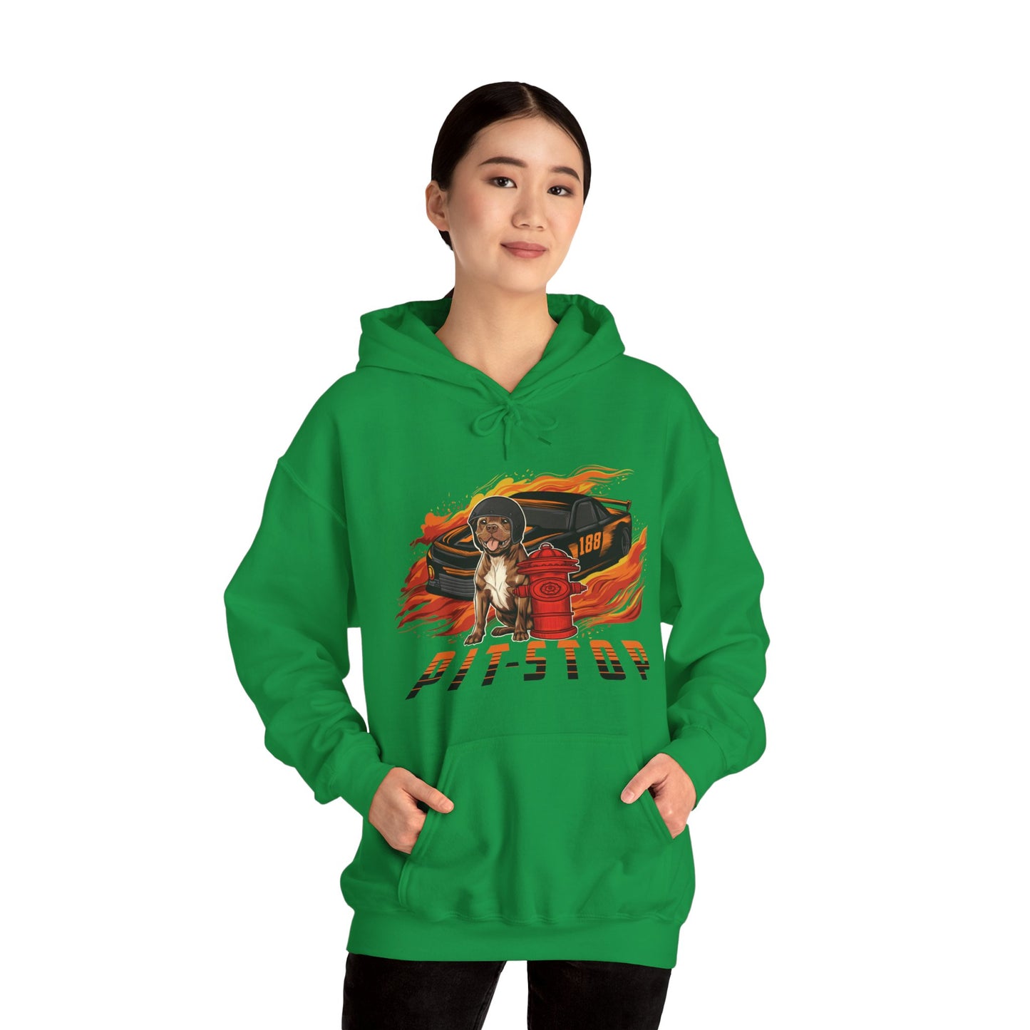 Pit Stop Unisex Heavy Blend™ Hooded Sweatshirt