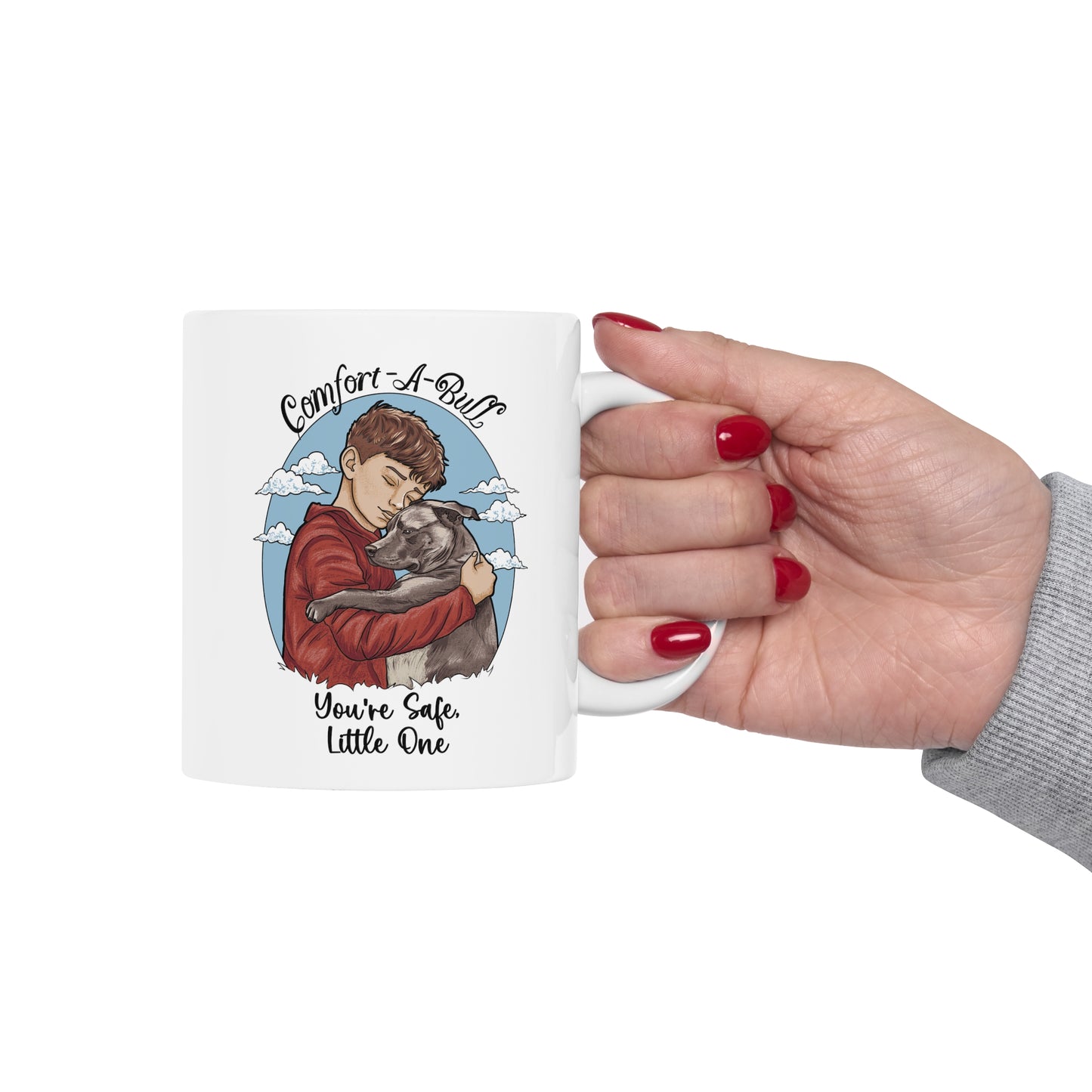 Comfort-A-Bull Ceramic Mug 11oz