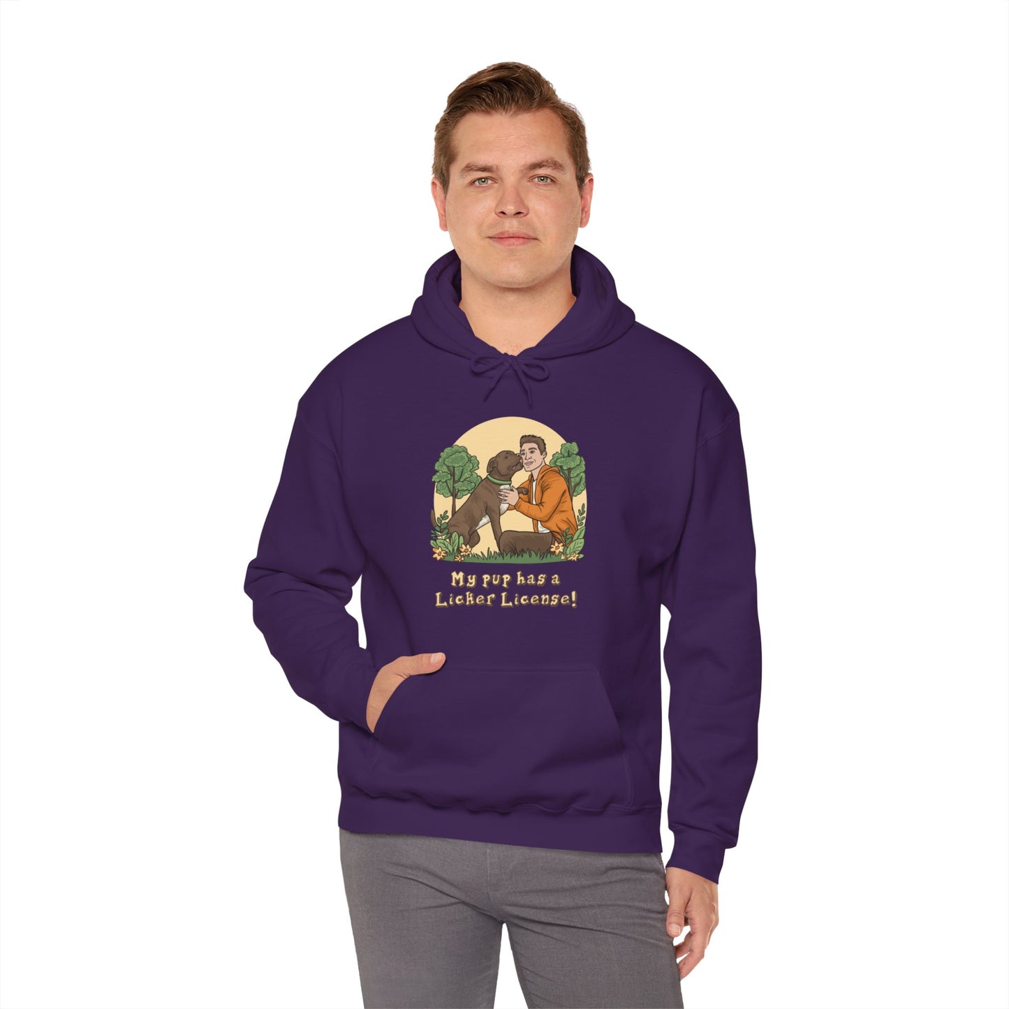 Licker License Unisex Heavy Blend™ Hooded Sweatshirt