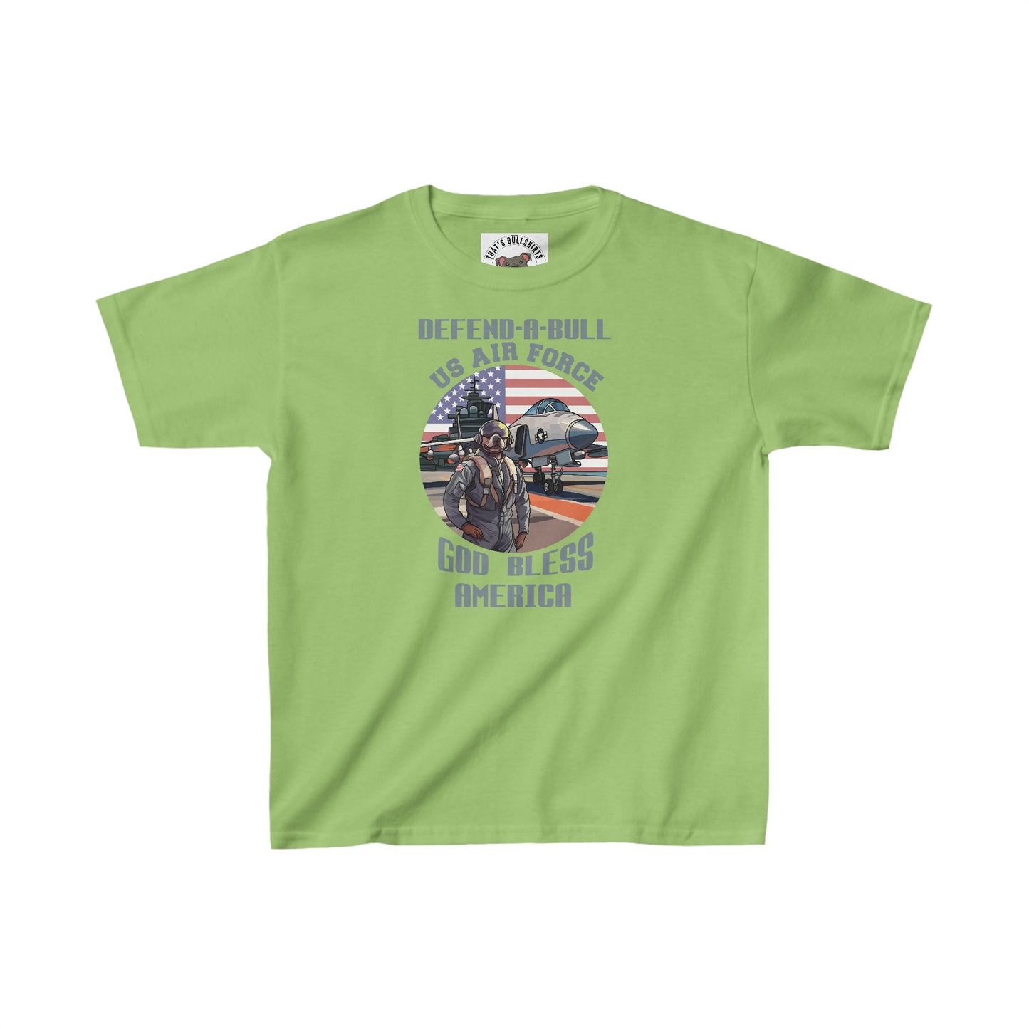 Defend-A-Bull Air Force Kids Heavy Cotton™ Tee