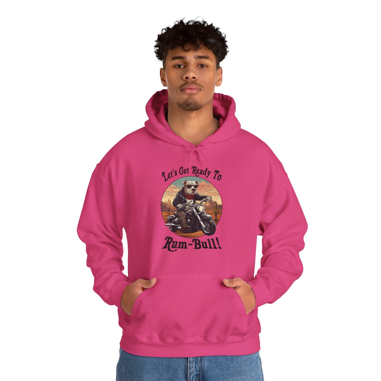 Ready To Rum-Bull Unisex Heavy Blend™ Hooded Sweatshirt