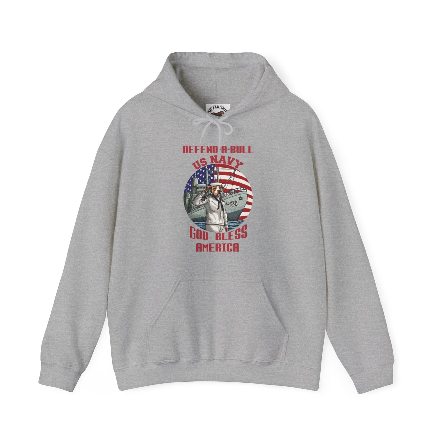 Defend-A-Bull US Navy Unisex Heavy Blend™ Hooded Sweatshirt